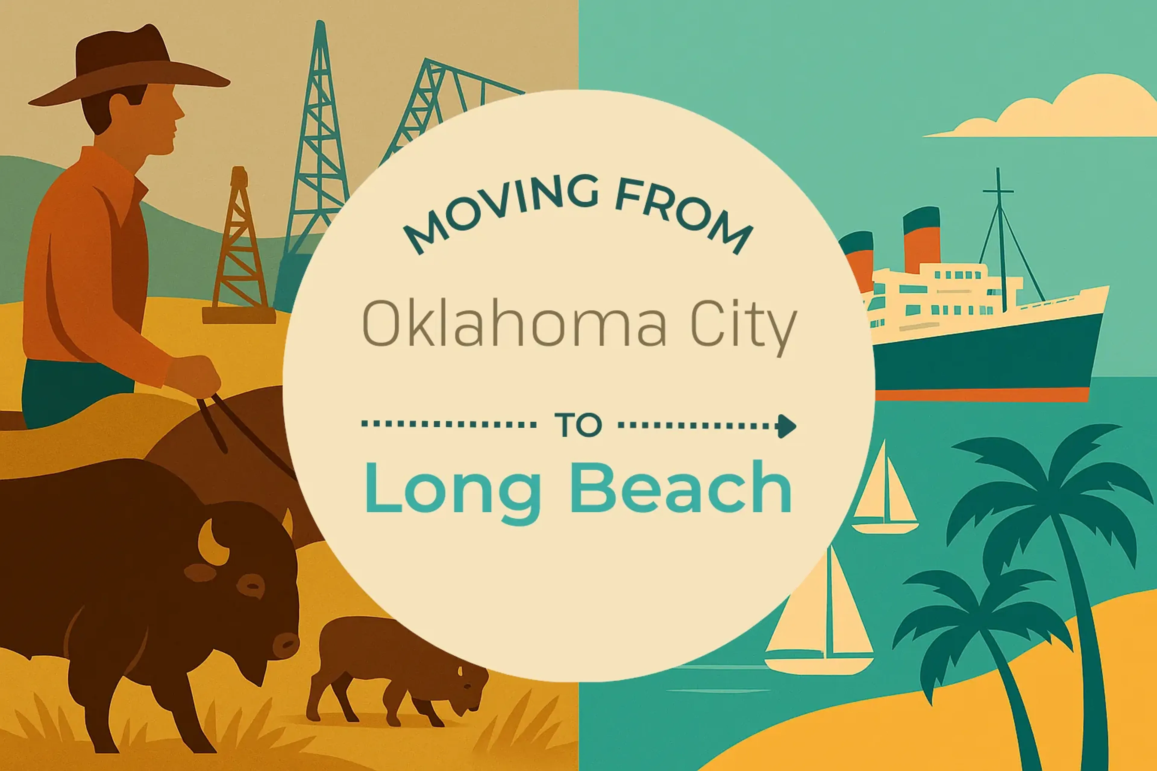Side-by-side comparison of Oklahoma City to Long Beach moving companies