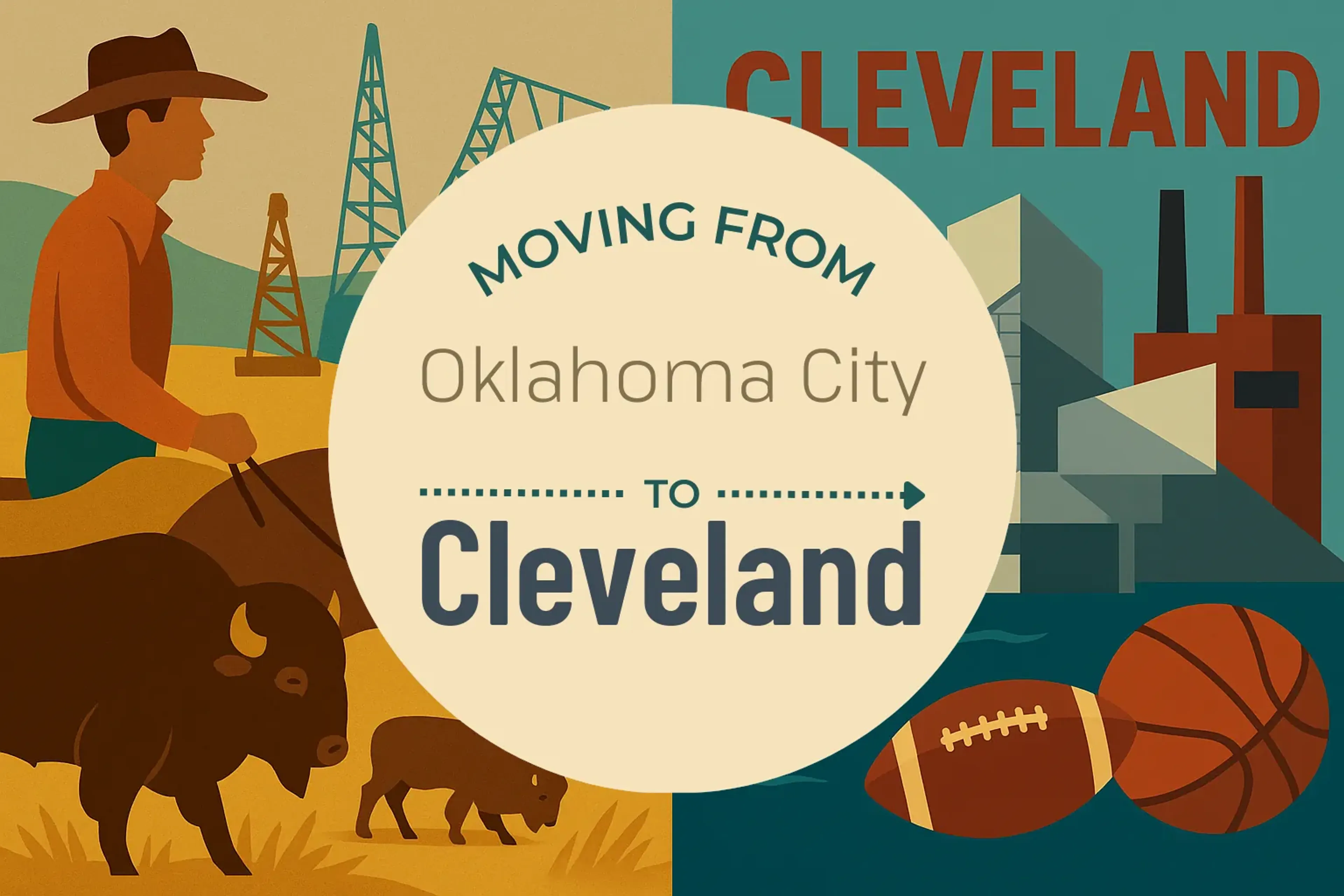 Side-by-side comparison of Oklahoma City to Cleveland moving companies