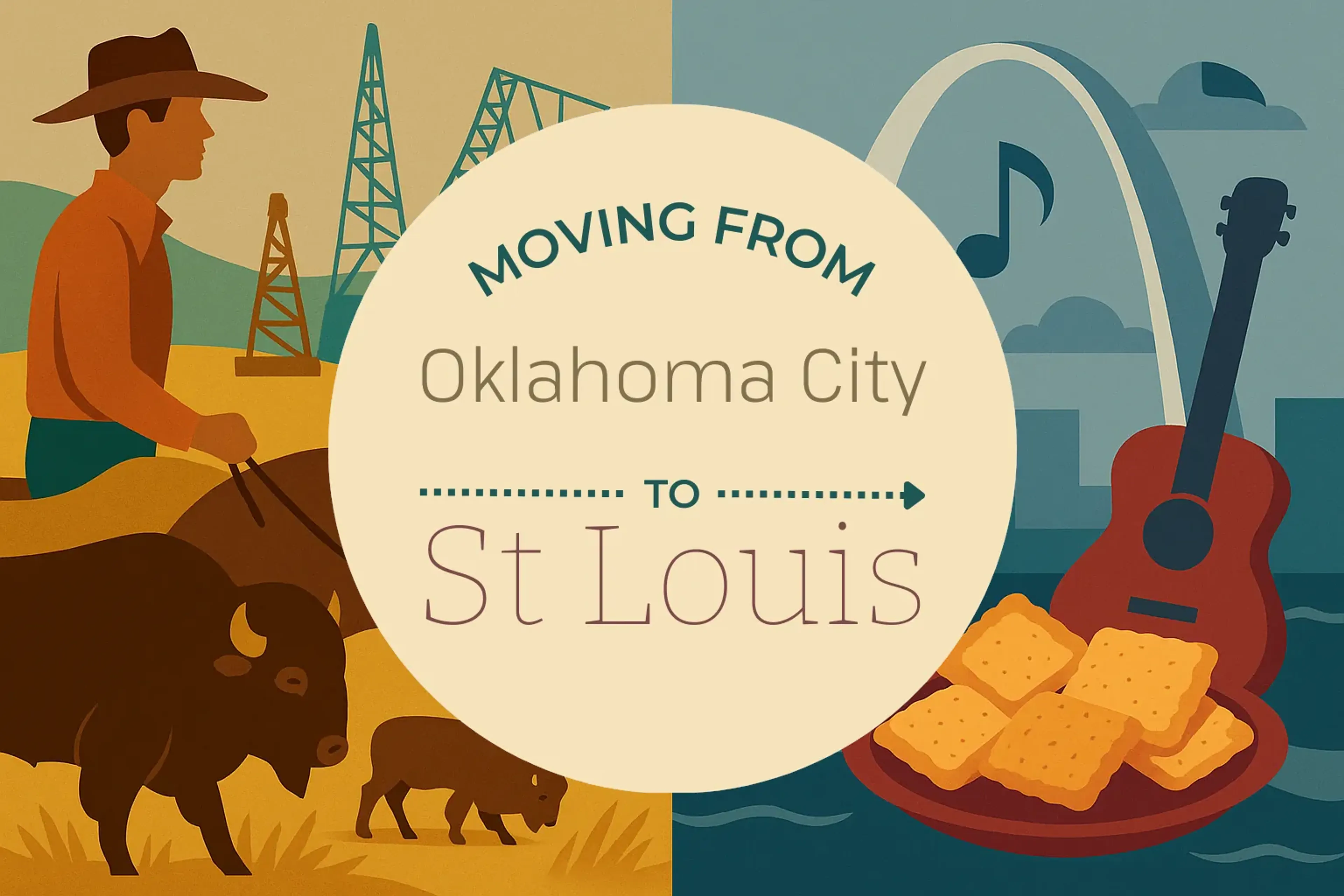 Side-by-side comparison of Oklahoma City to St. Louis moving companies