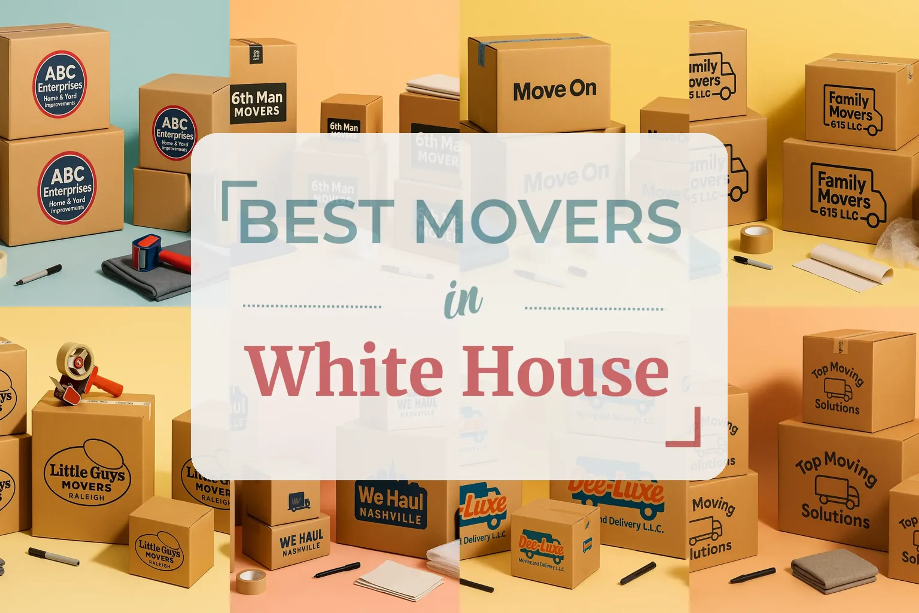 Side-by-side comparison of White House moving companies