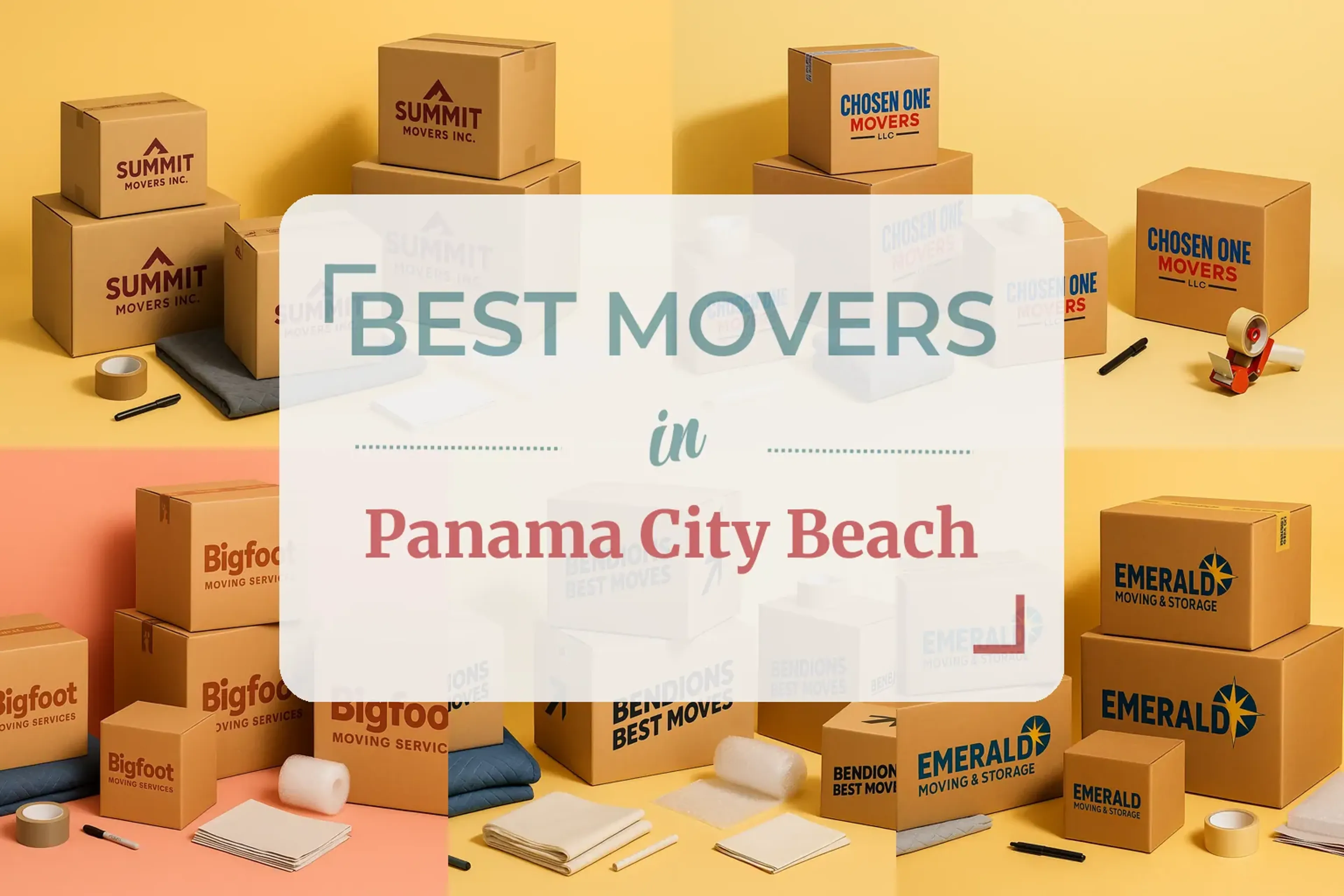 Side-by-side comparison of Panama City Beach moving companies