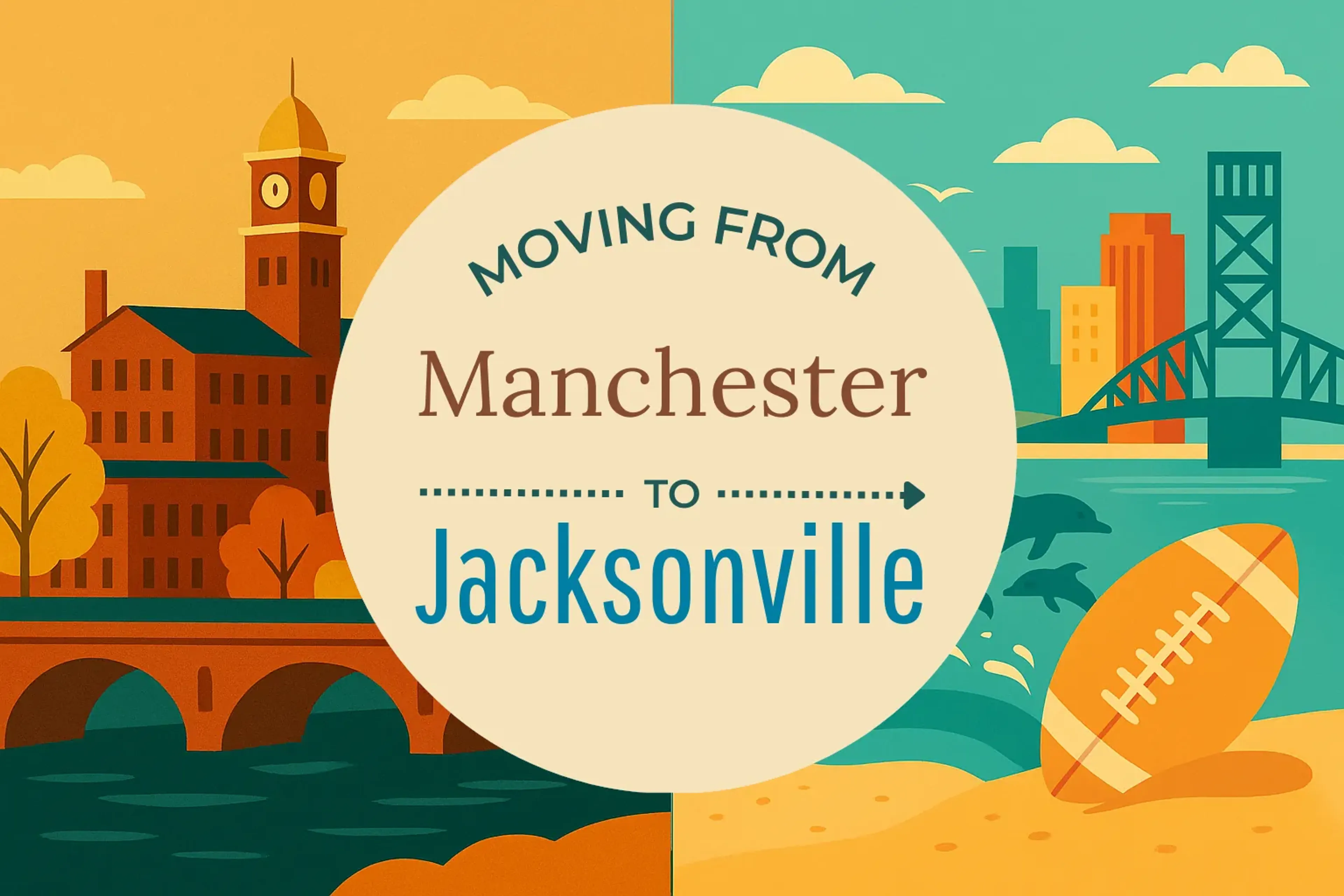 Side-by-side comparison of Manchester to Jacksonville moving companies