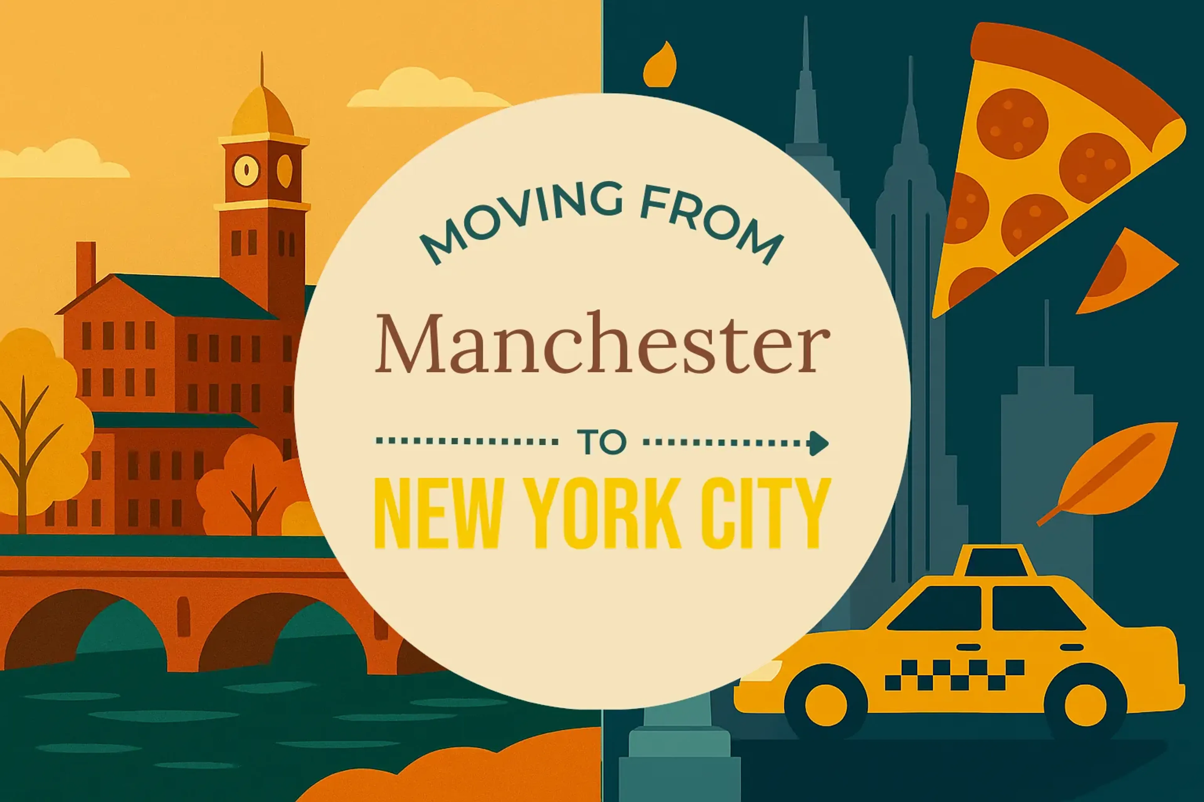 Side-by-side comparison of Manchester to New York City moving companies
