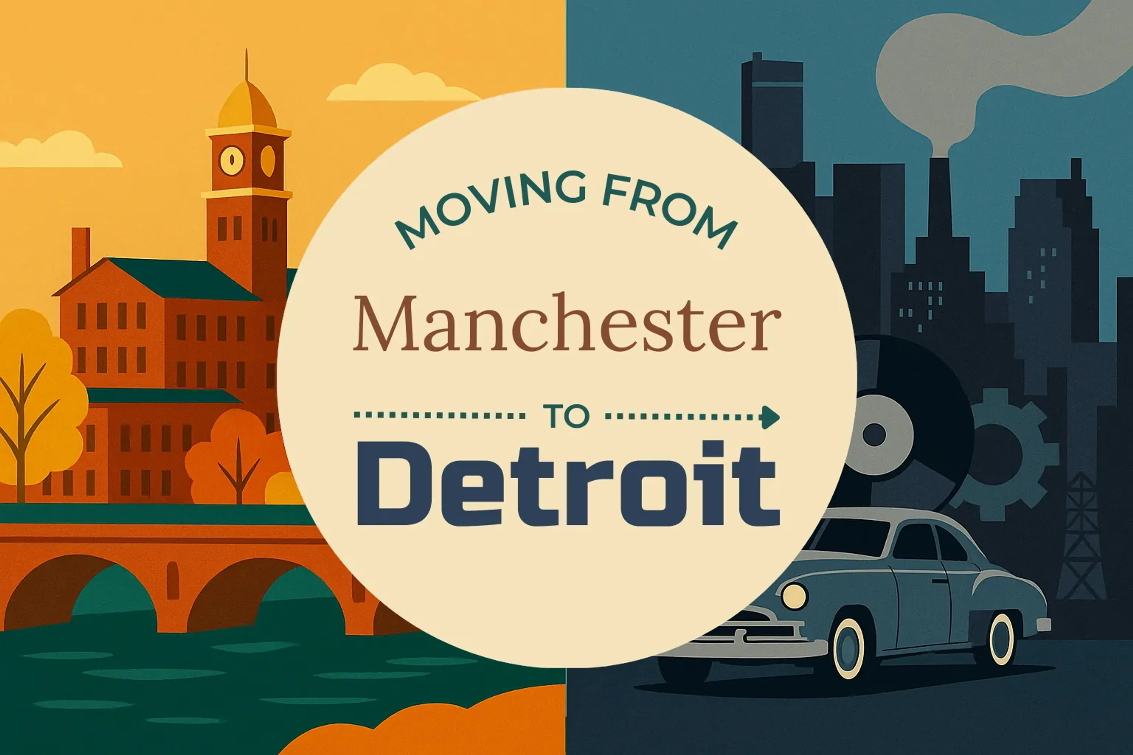 Side-by-side comparison of Manchester to Detroit moving companies