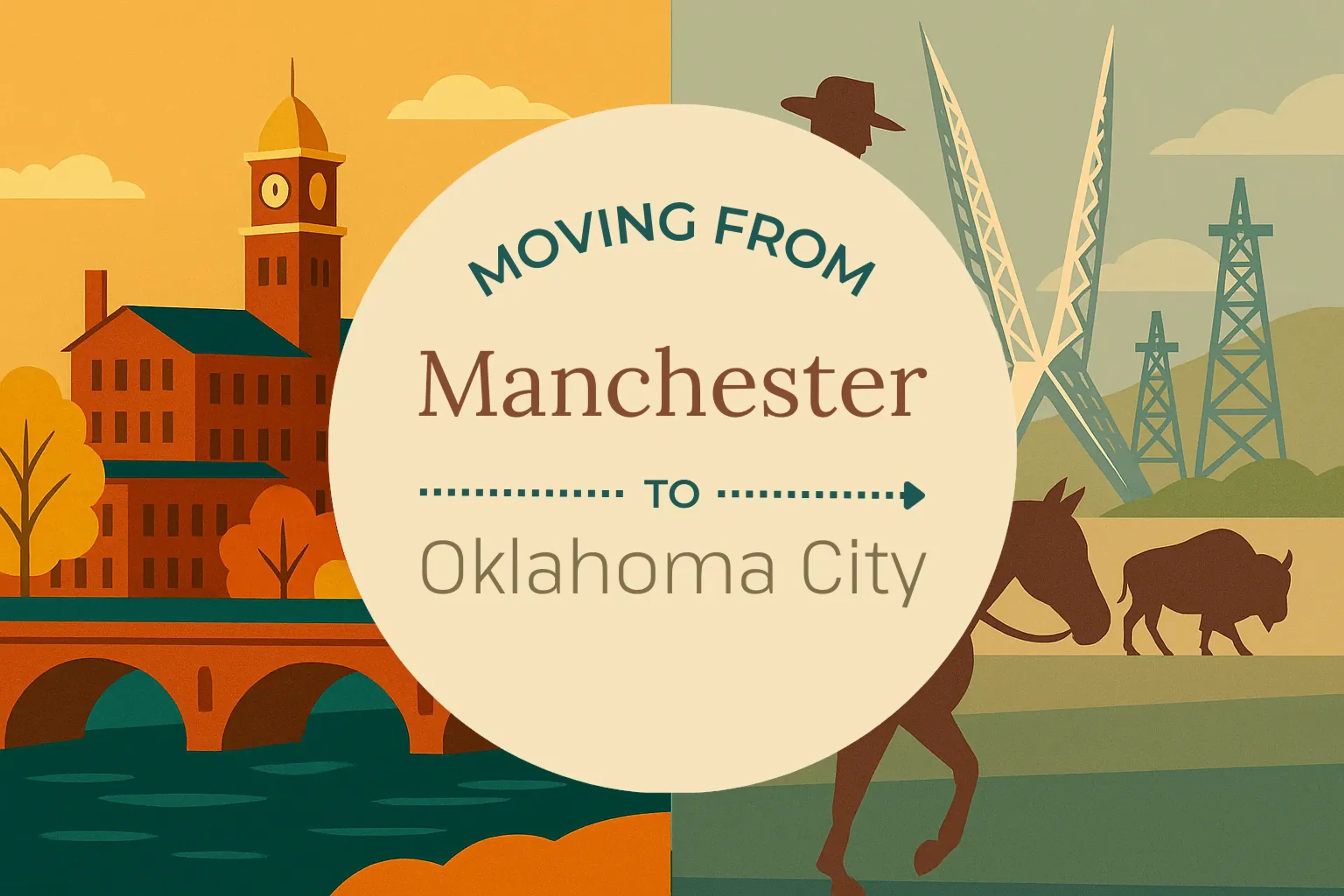 Side-by-side comparison of Manchester to Oklahoma City moving companies