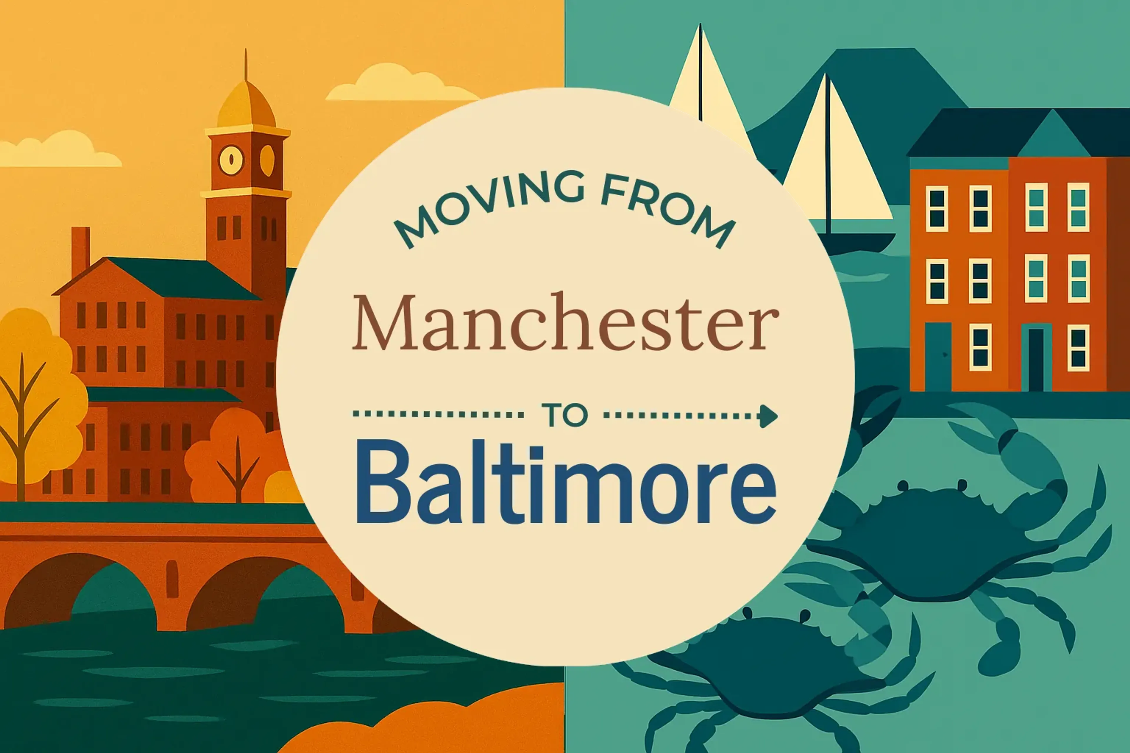 Side-by-side comparison of Manchester to Baltimore moving companies