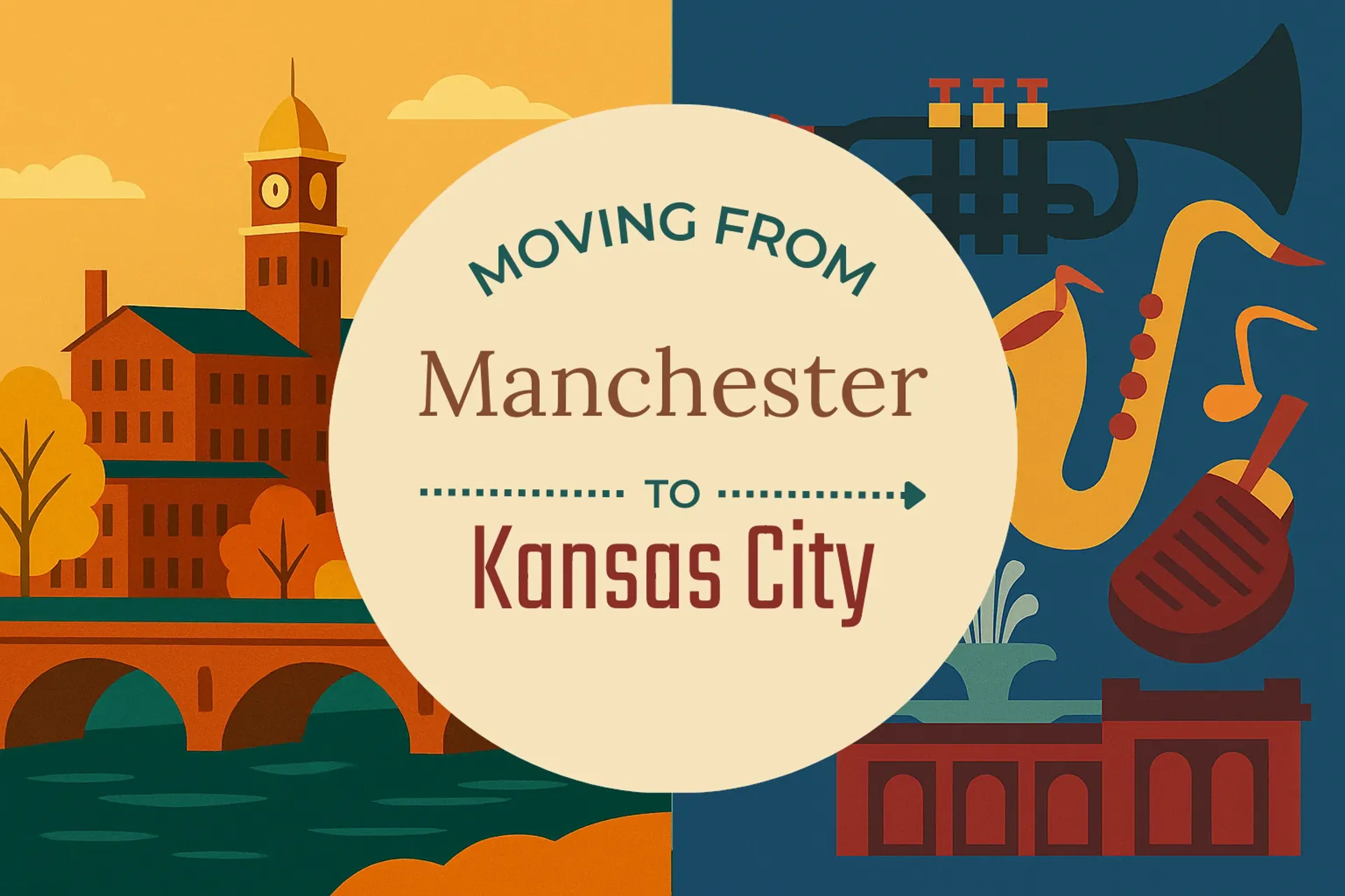 Side-by-side comparison of Manchester to Kansas City moving companies