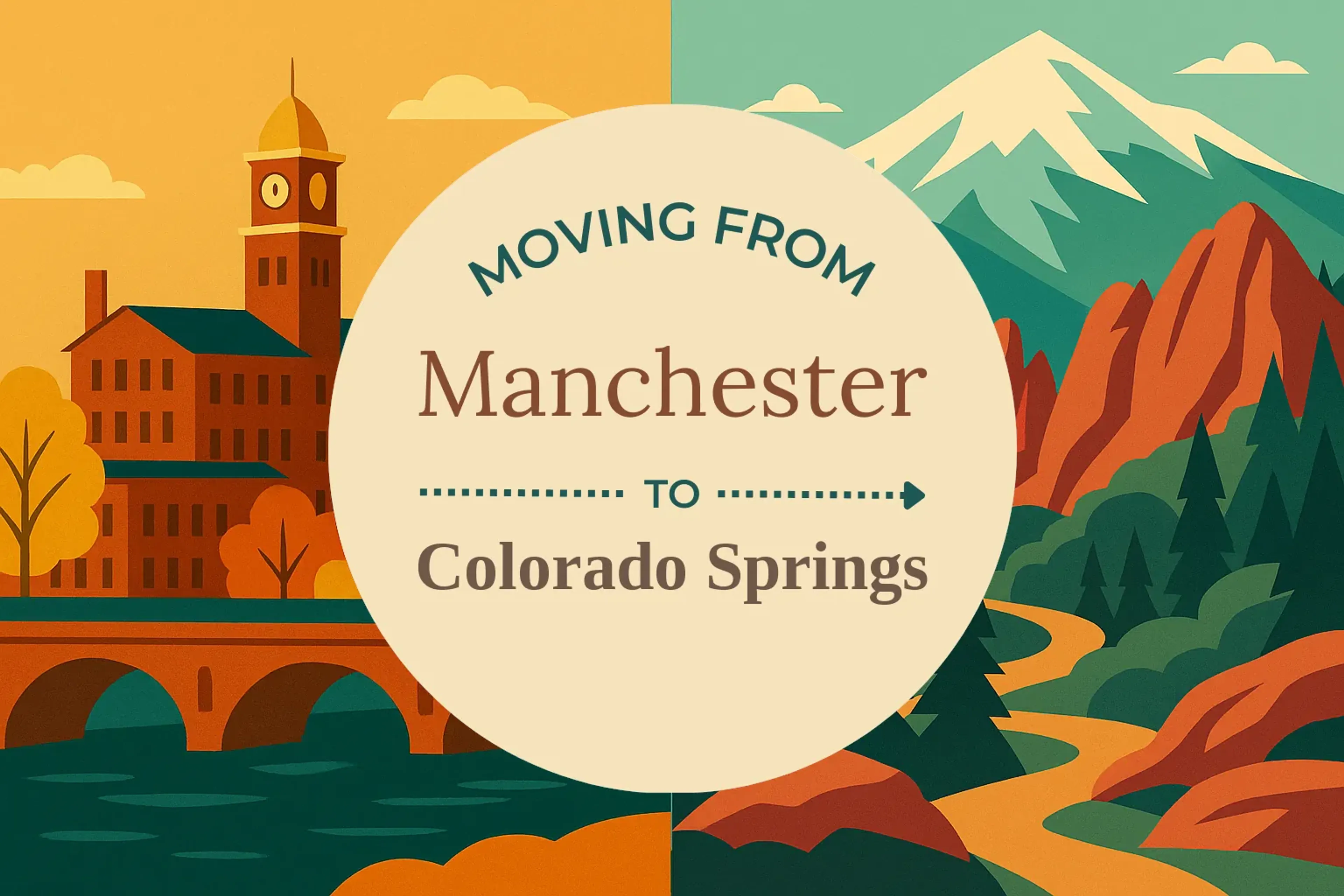 Side-by-side comparison of Manchester to Colorado Springs moving companies