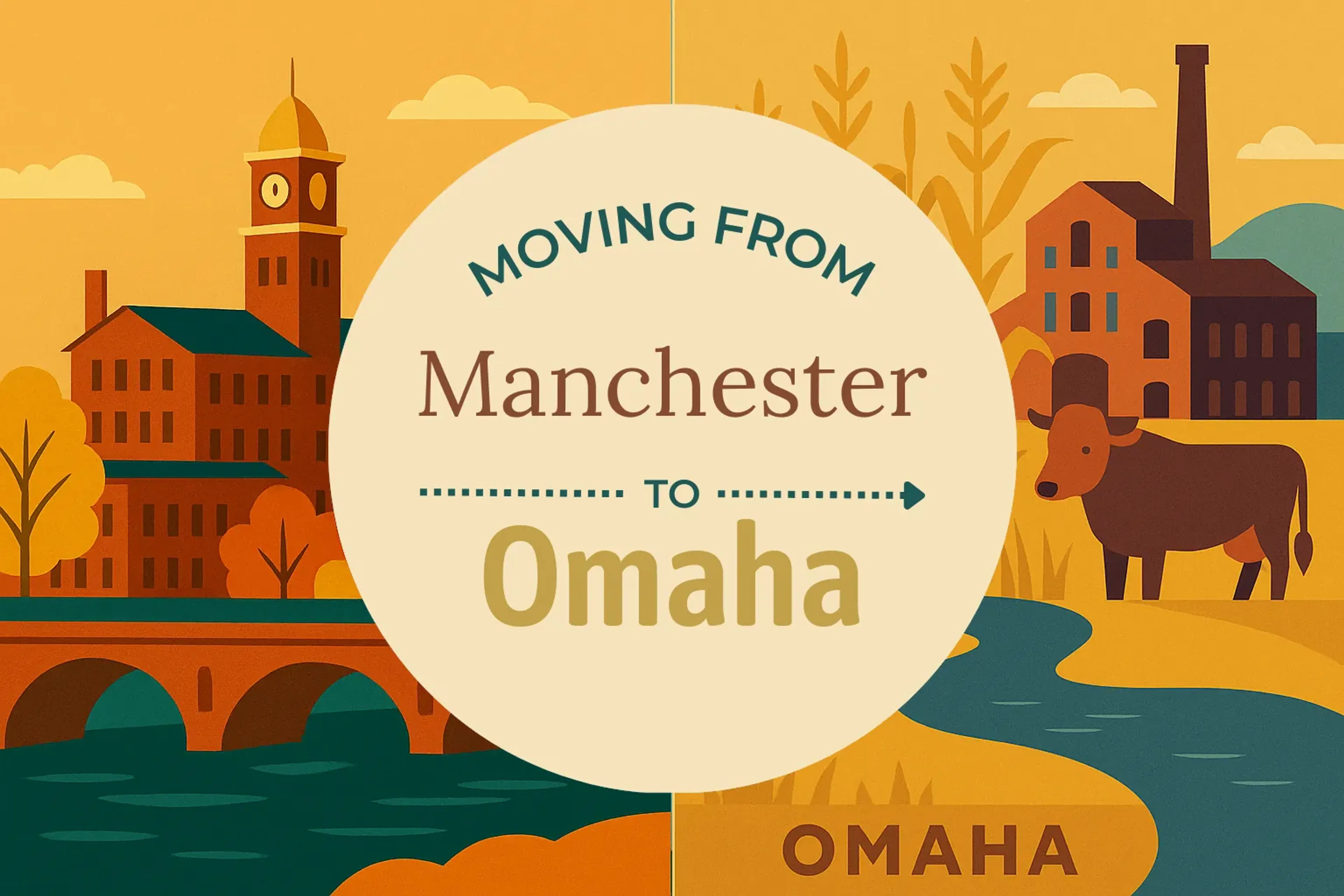 Side-by-side comparison of Manchester to Omaha moving companies