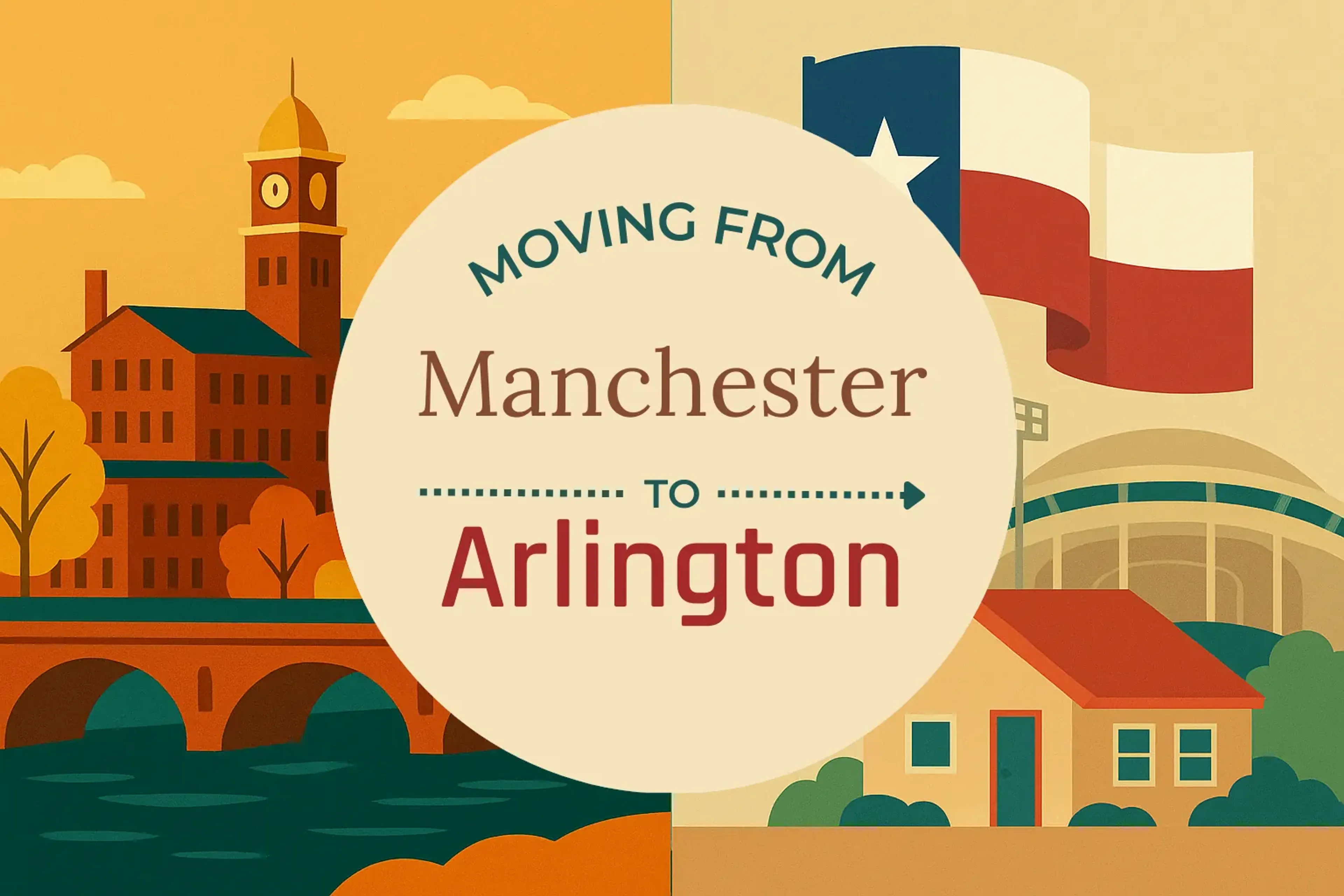 Side-by-side comparison of Manchester to Arlington moving companies