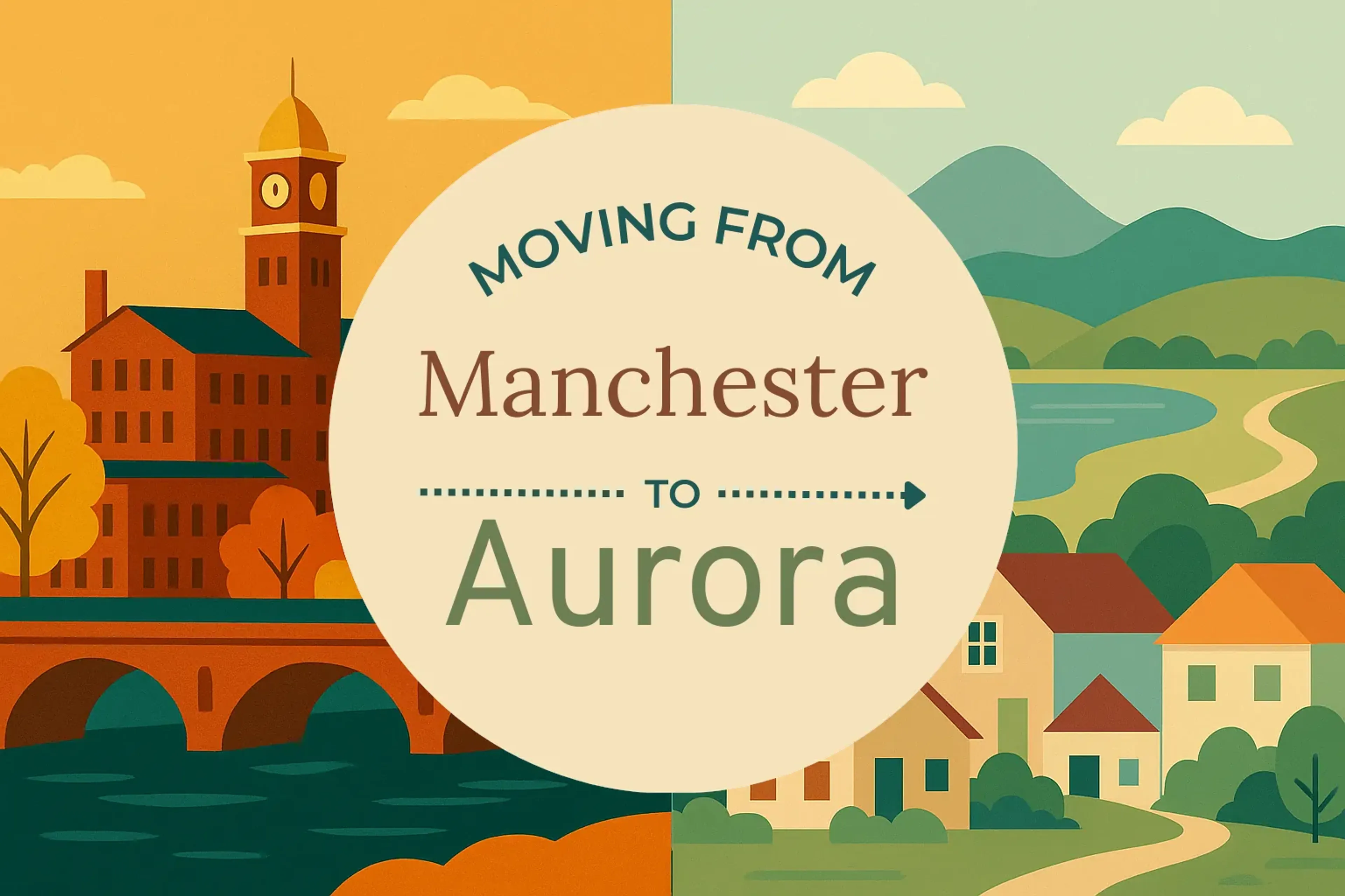 Side-by-side comparison of Manchester to Aurora moving companies