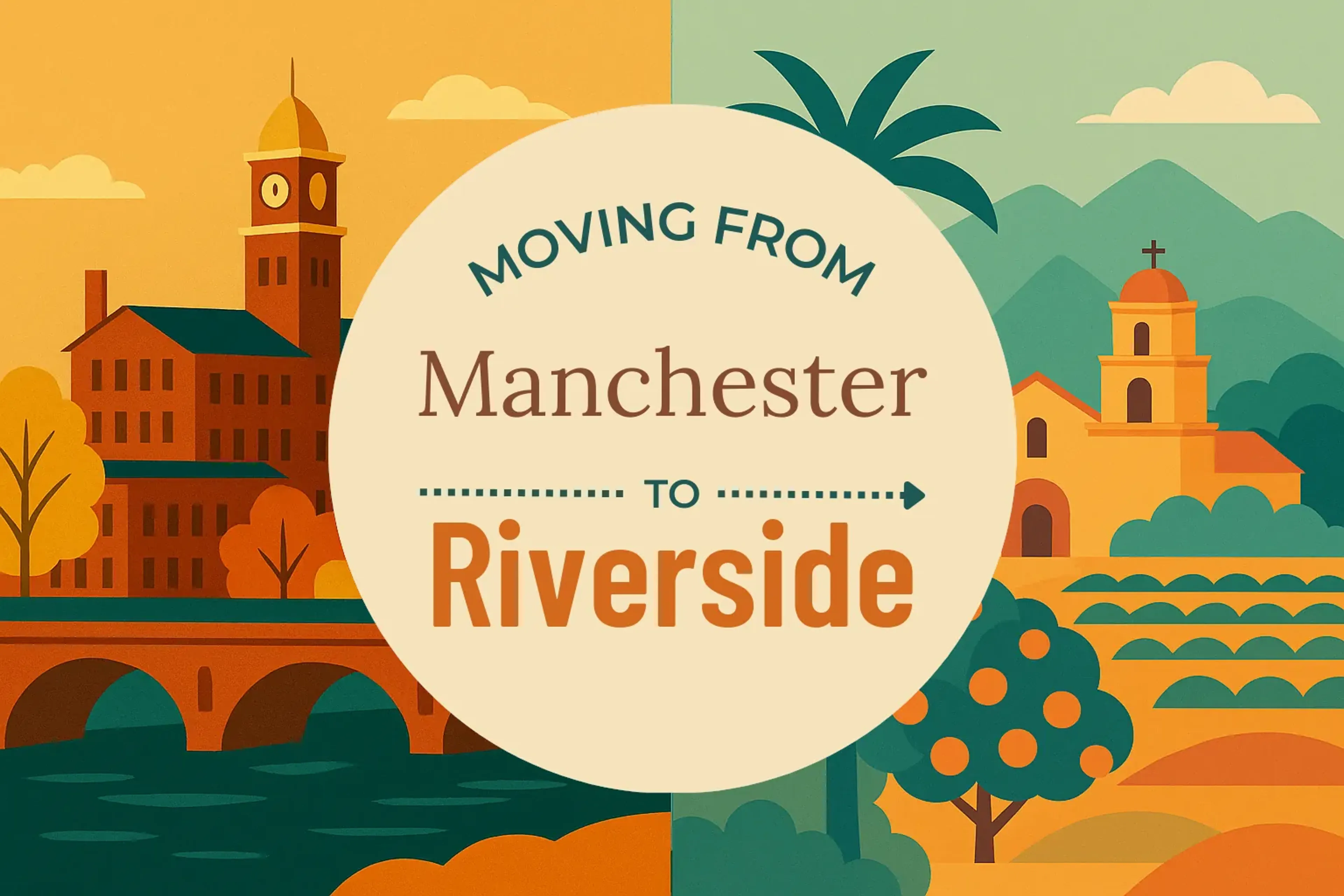 Side-by-side comparison of Manchester to Riverside moving companies