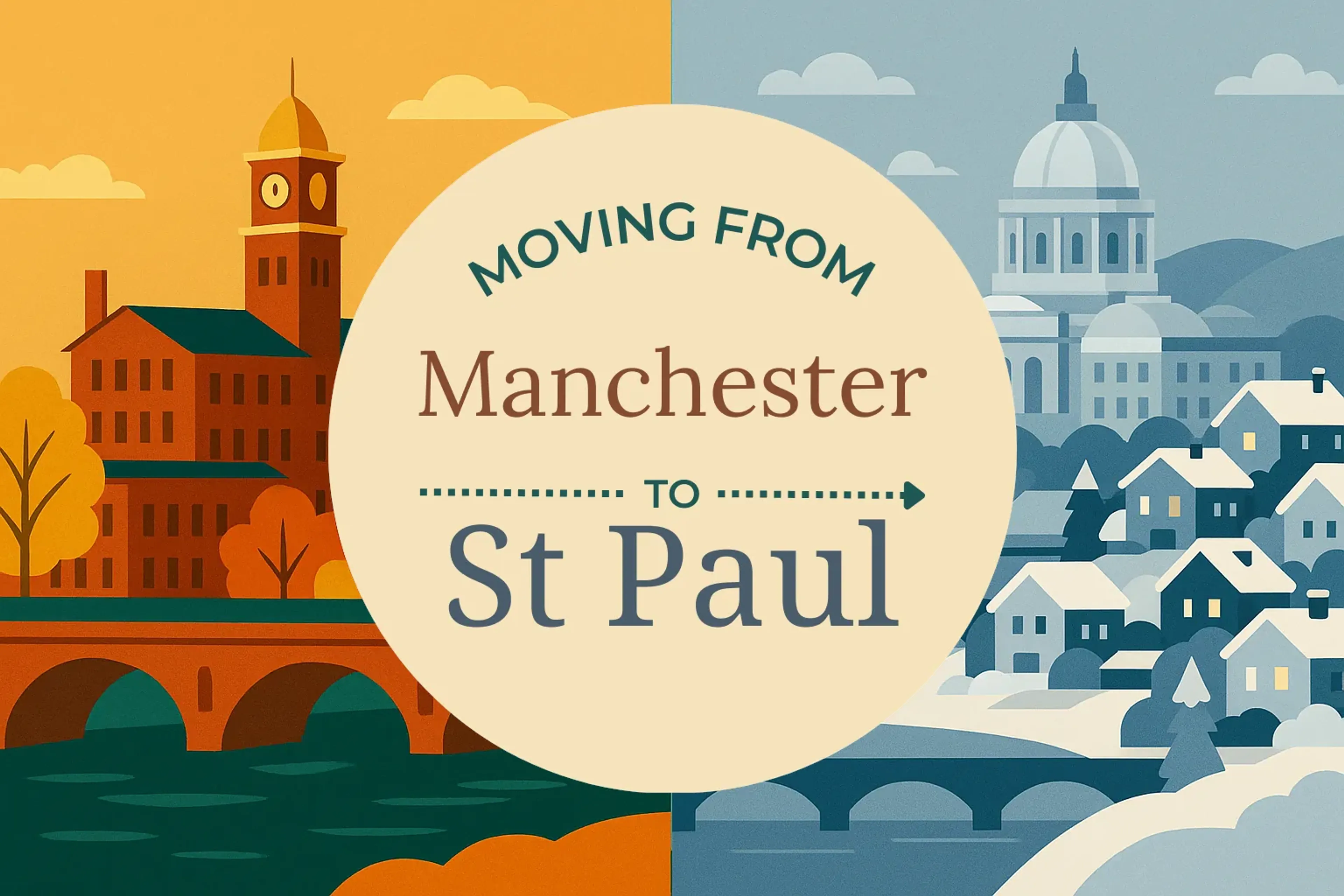 Side-by-side comparison of Manchester to St. Paul moving companies