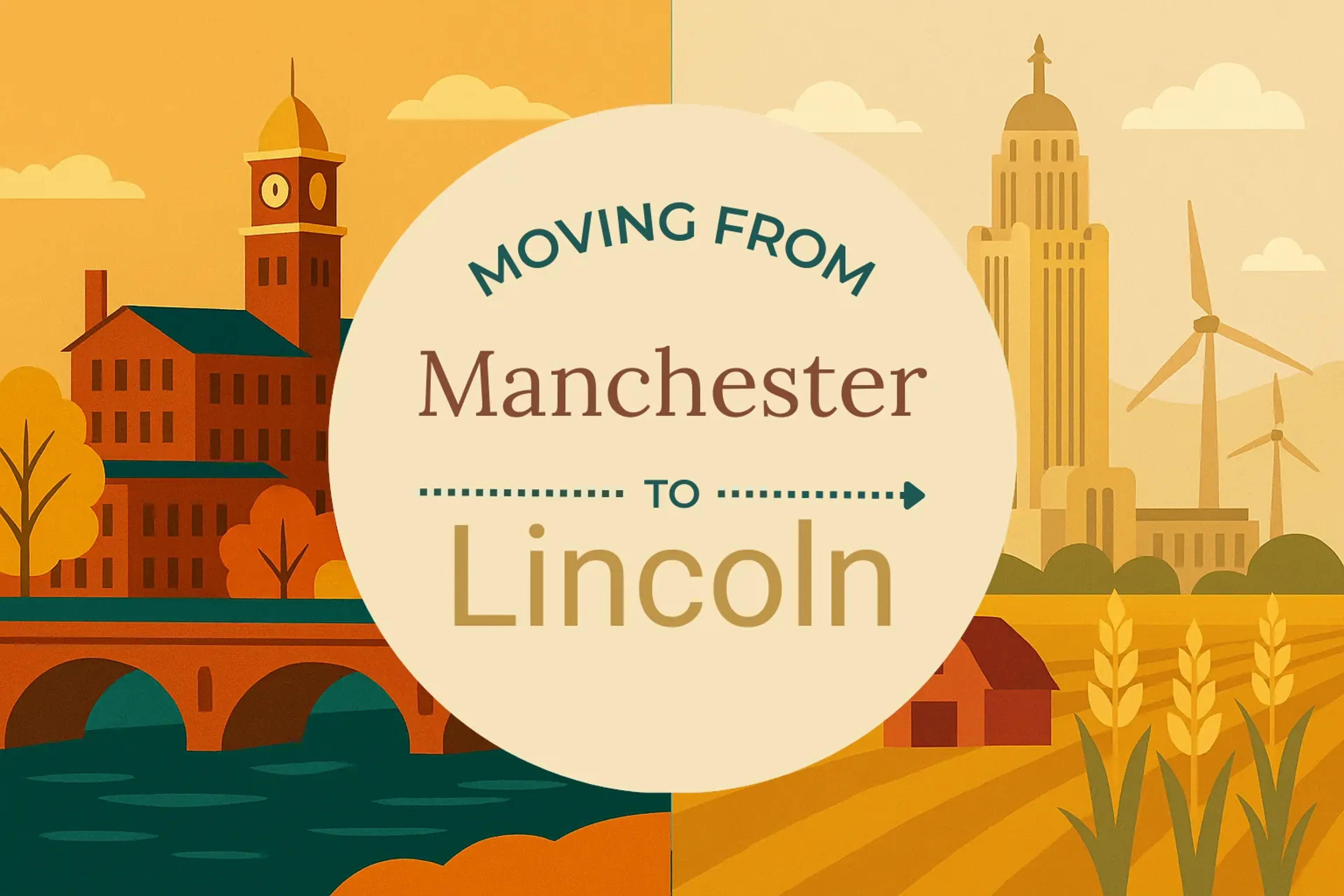 Side-by-side comparison of Manchester to Lincoln moving companies