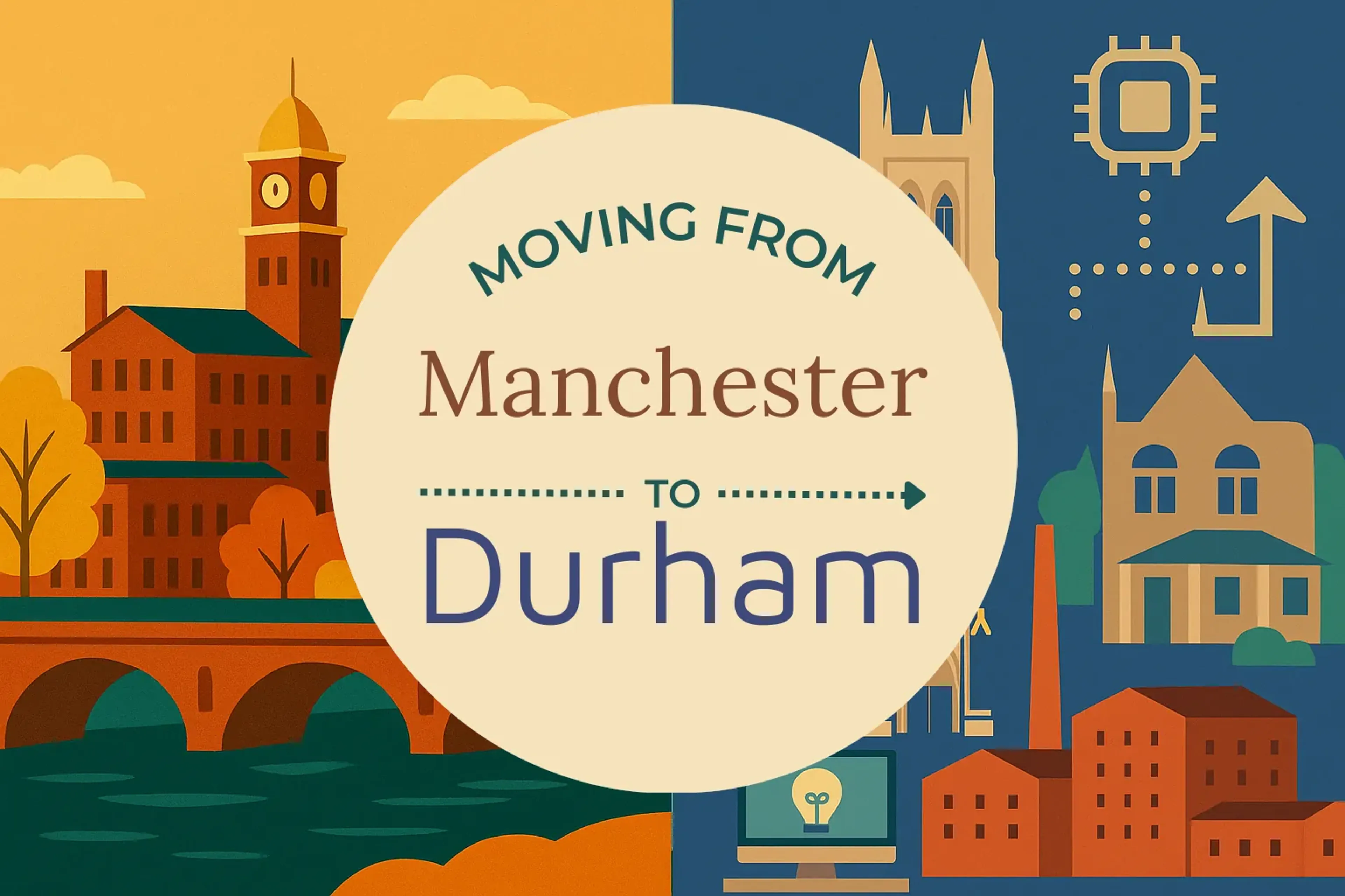Side-by-side comparison of Manchester to Durham moving companies
