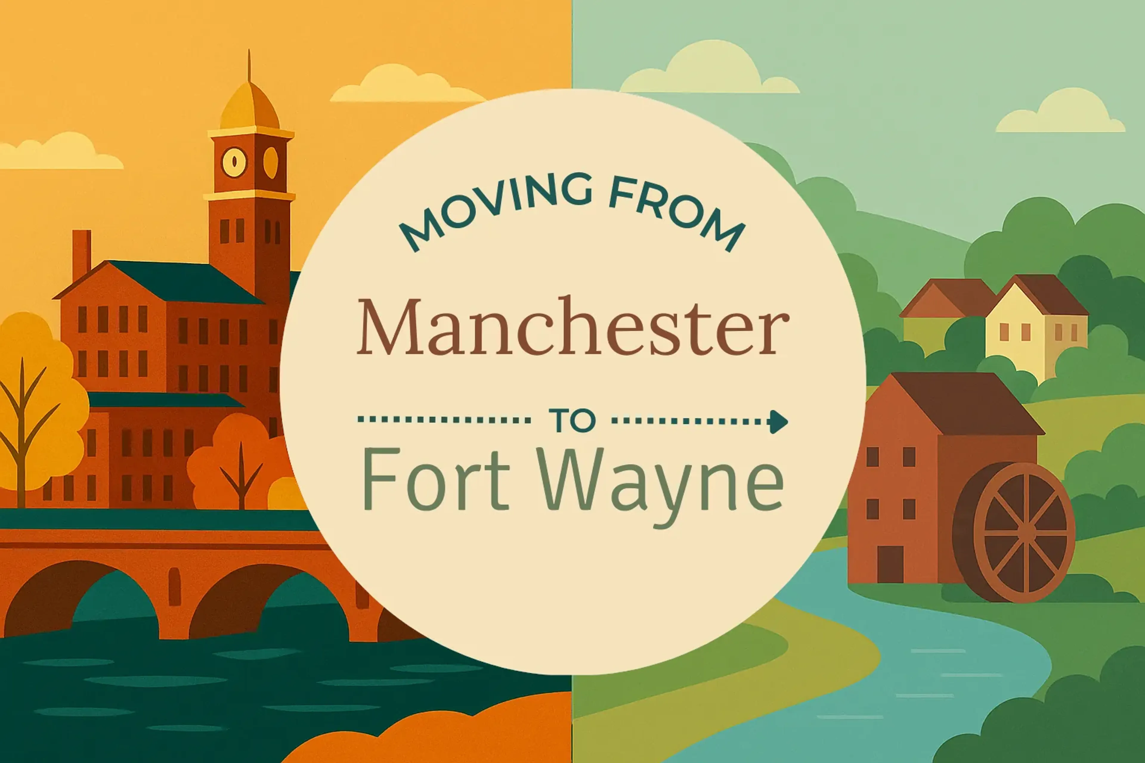 Side-by-side comparison of Manchester to Fort Wayne moving companies