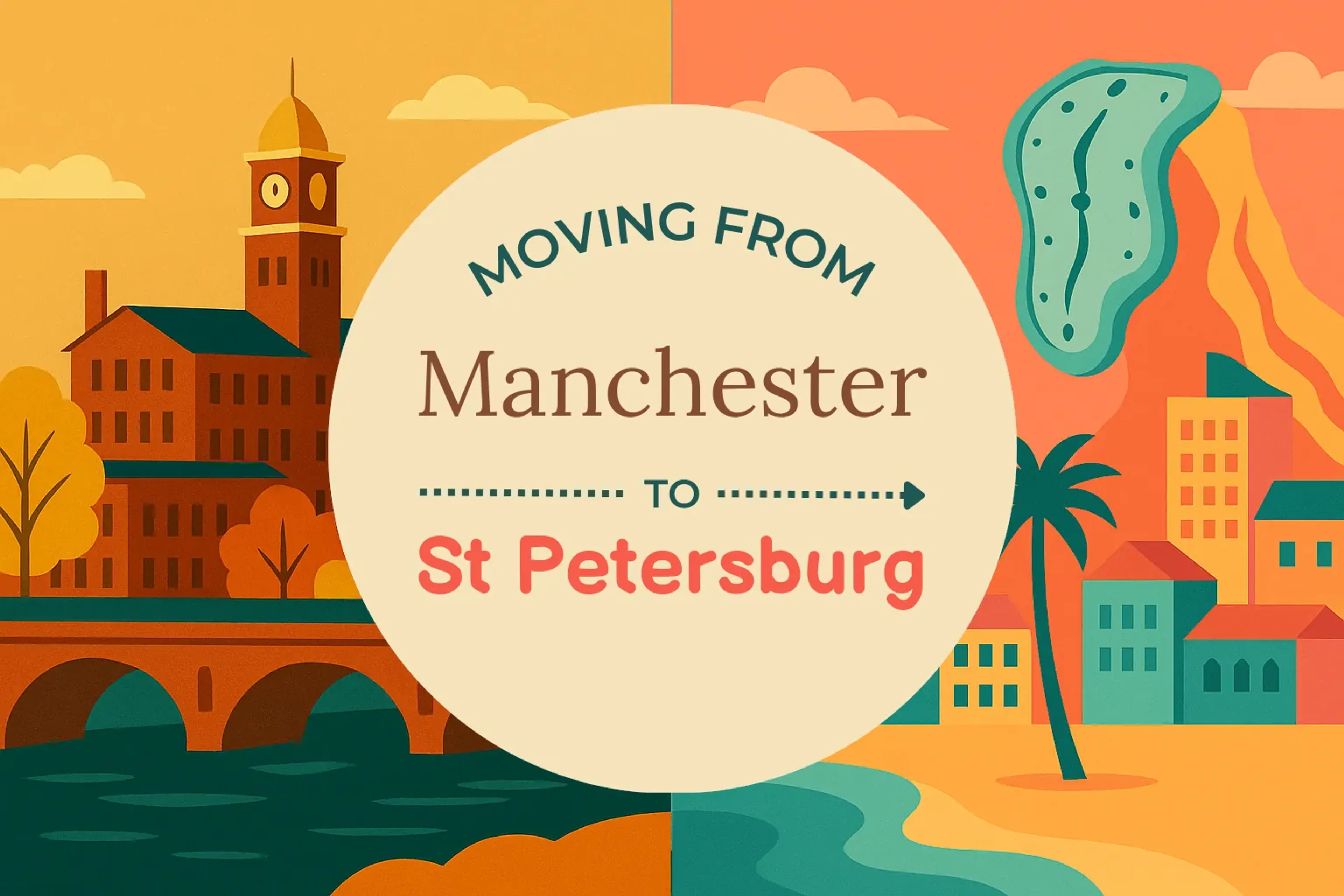 Side-by-side comparison of Manchester to St. Petersburg moving companies