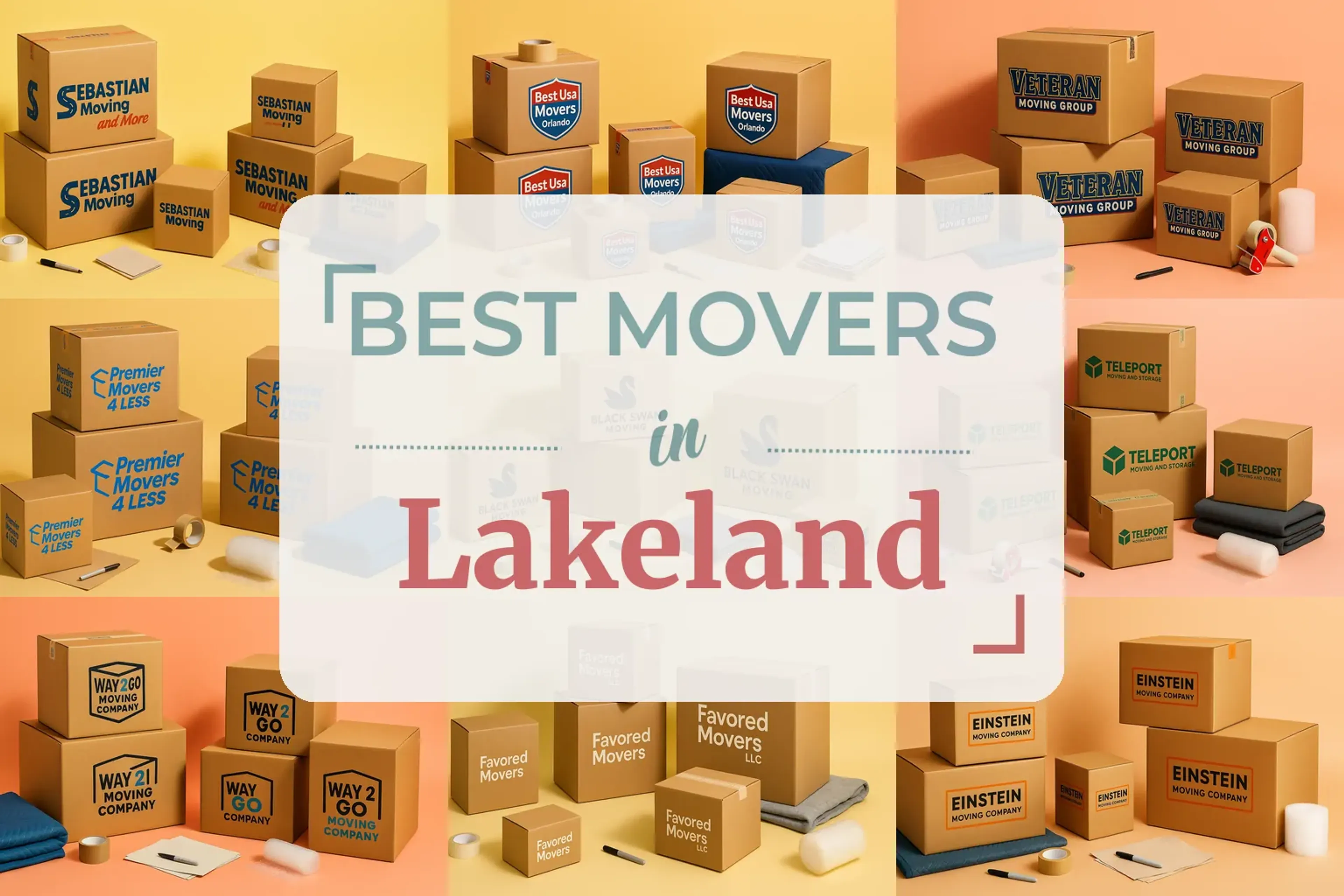 Side-by-side comparison of Lakeland moving companies