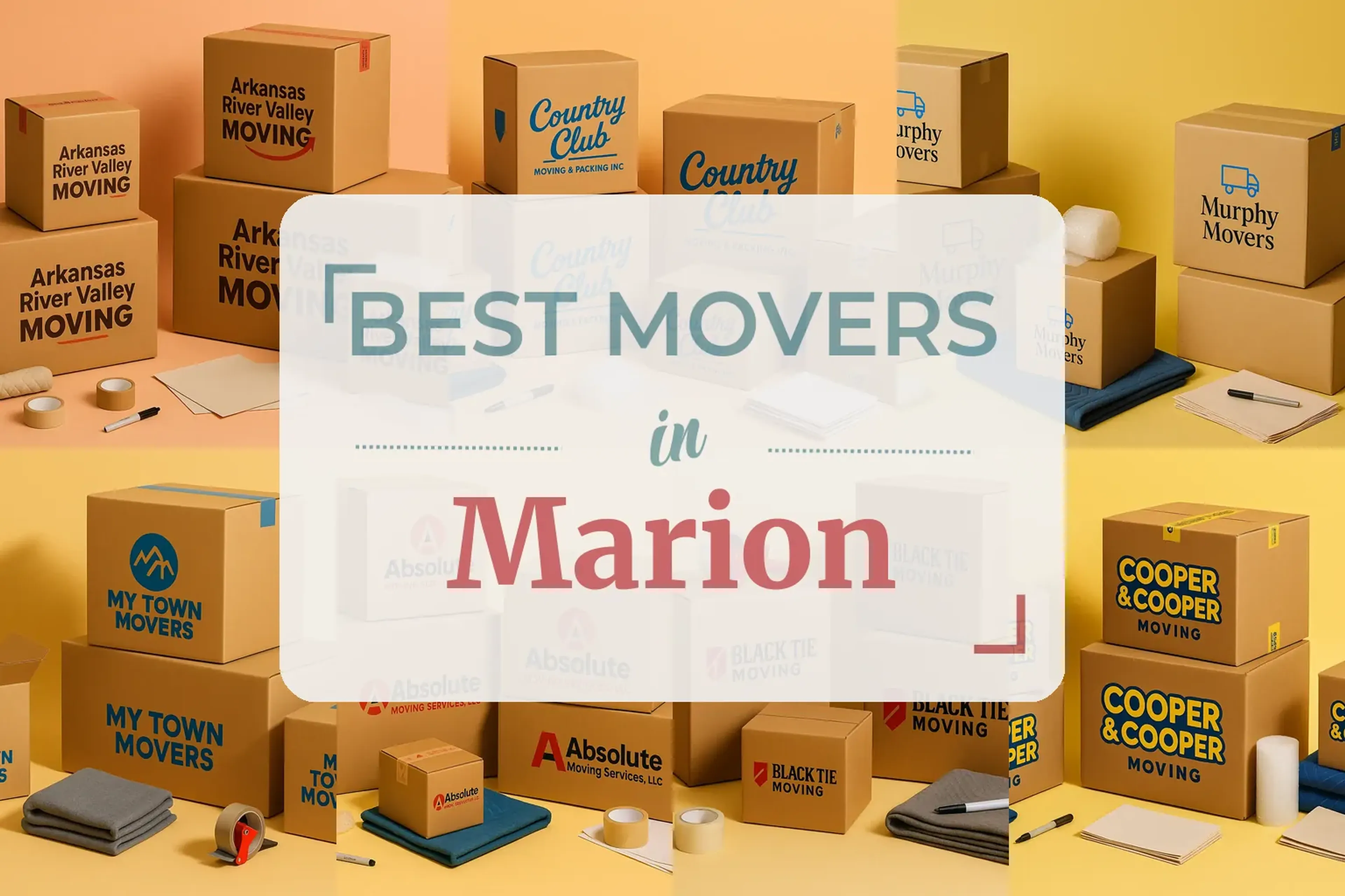 Side-by-side comparison of Marion moving companies