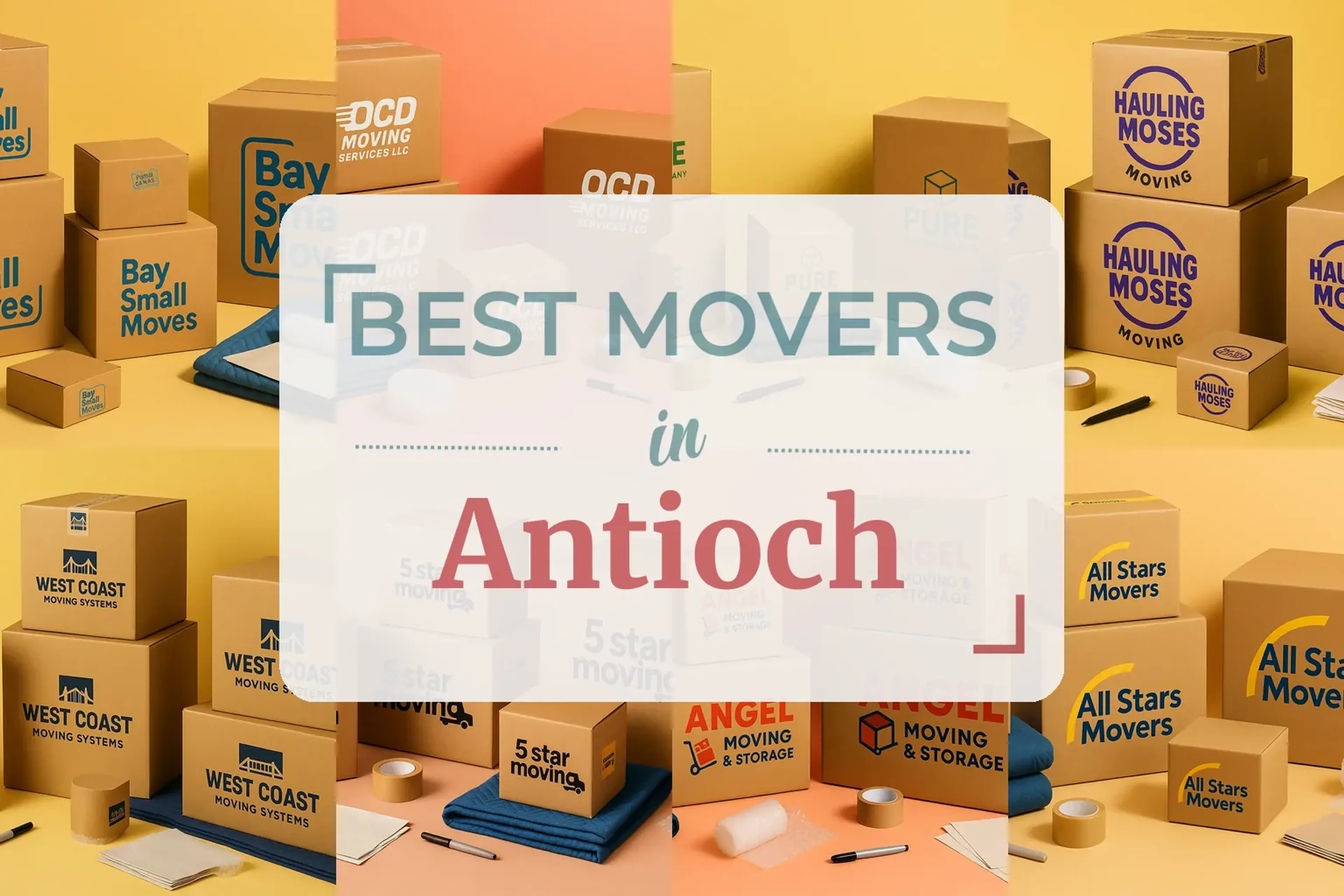 Side-by-side comparison of Antioch moving companies
