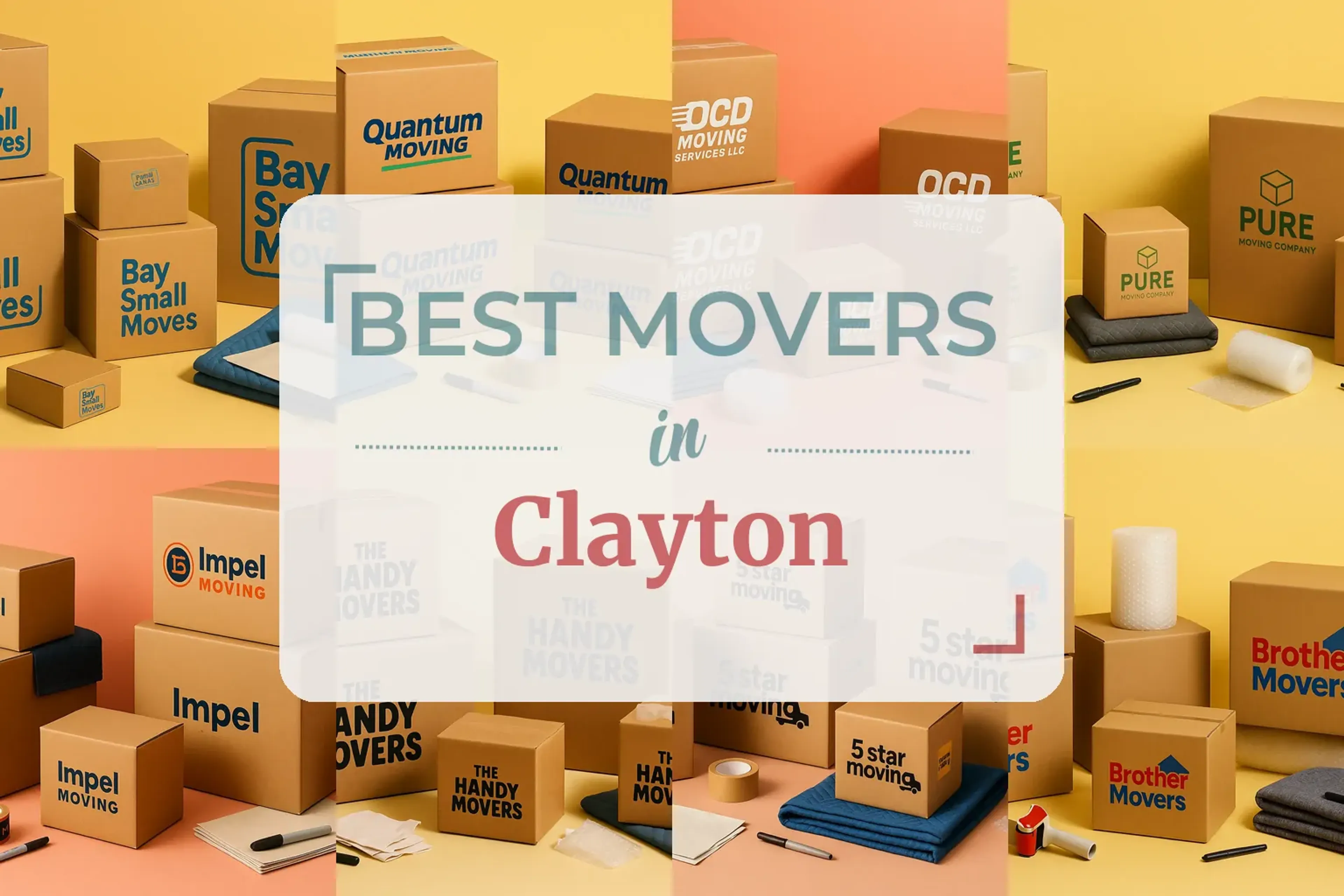 Side-by-side comparison of Clayton moving companies