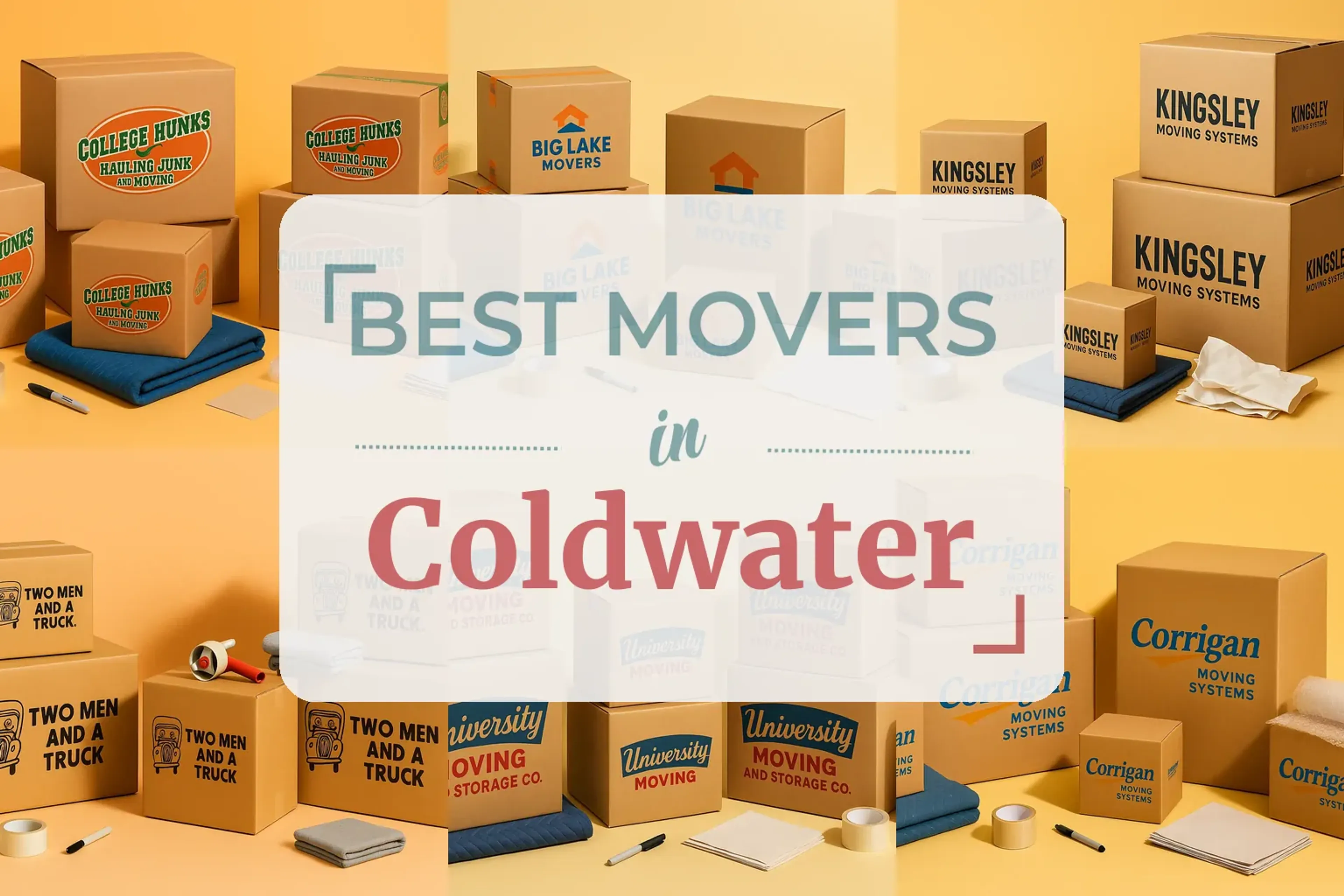 Side-by-side comparison of Coldwater moving companies