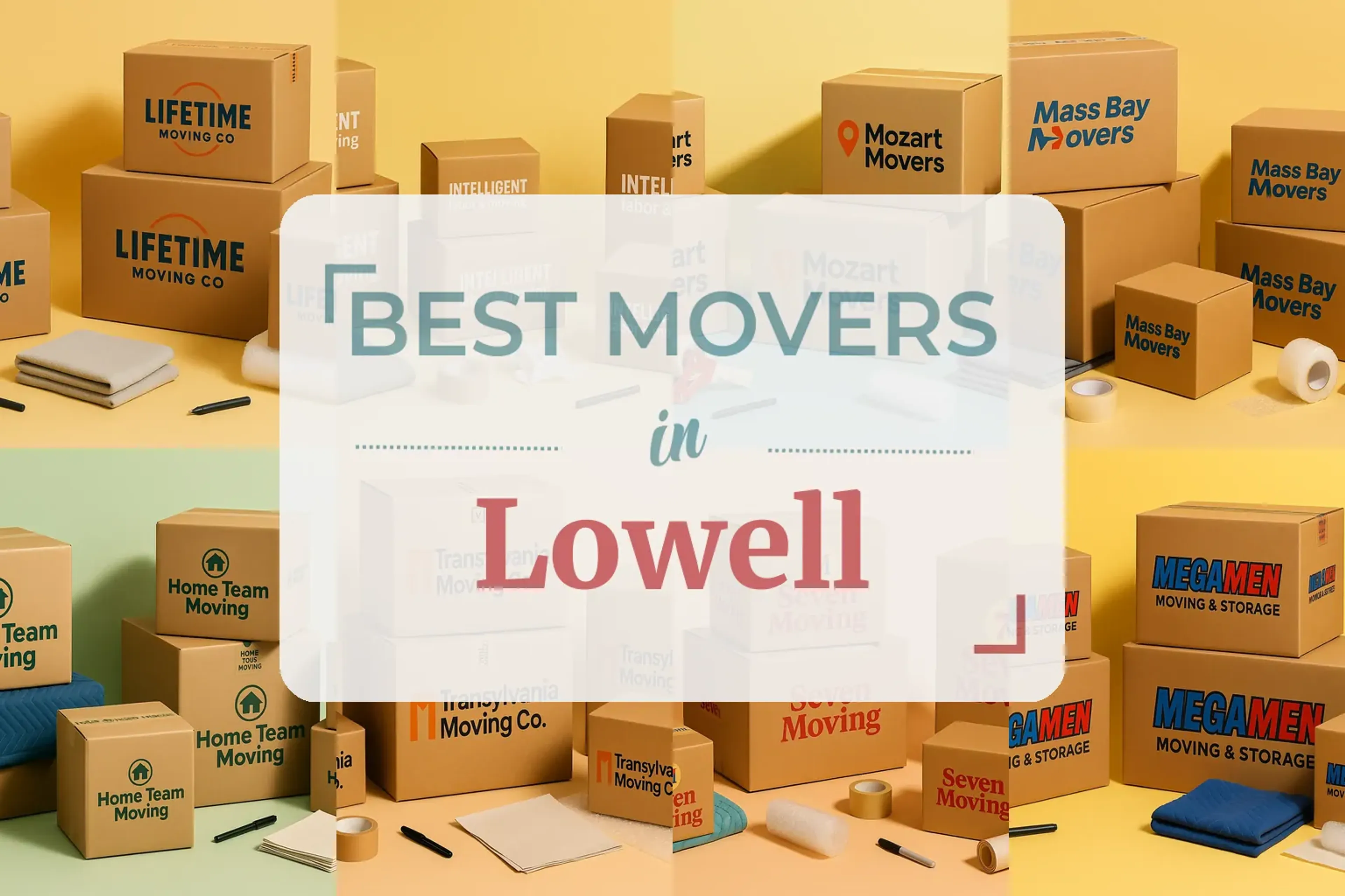 Side-by-side comparison of Lowell moving companies
