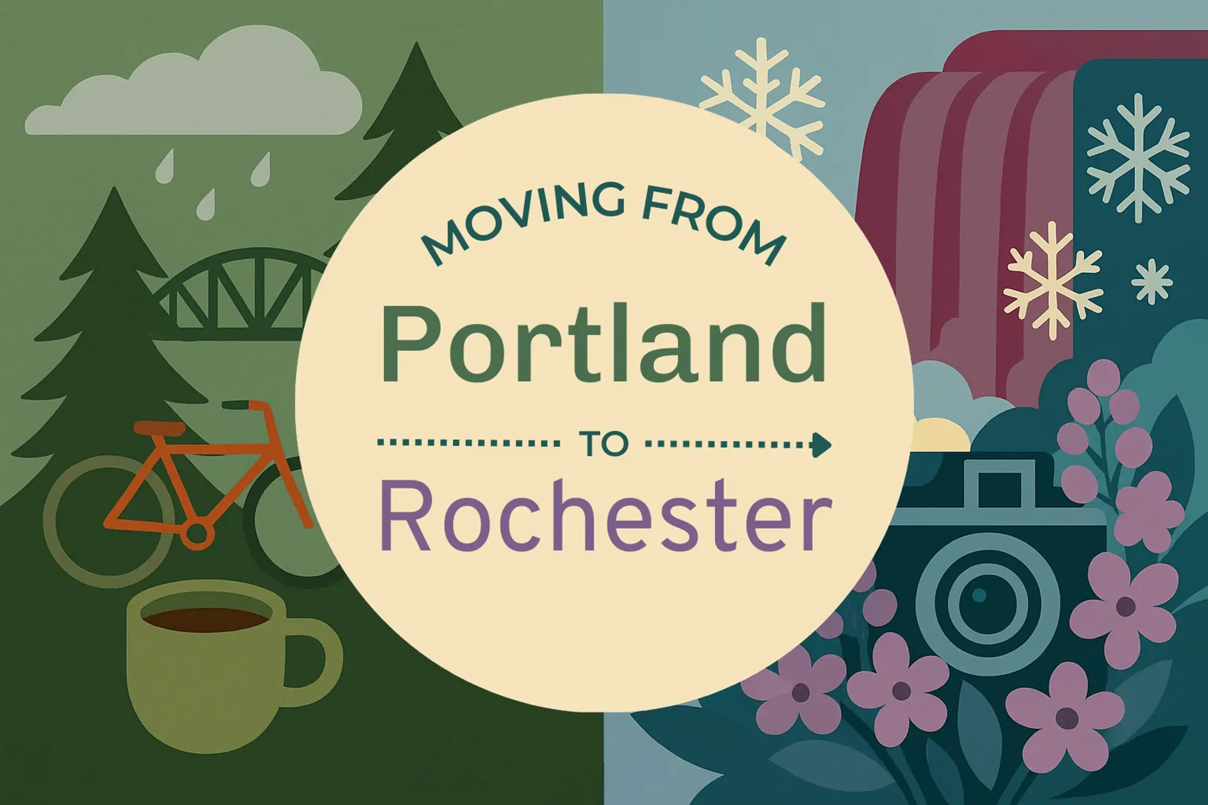 Side-by-side comparison of Portland to Rochester moving companies