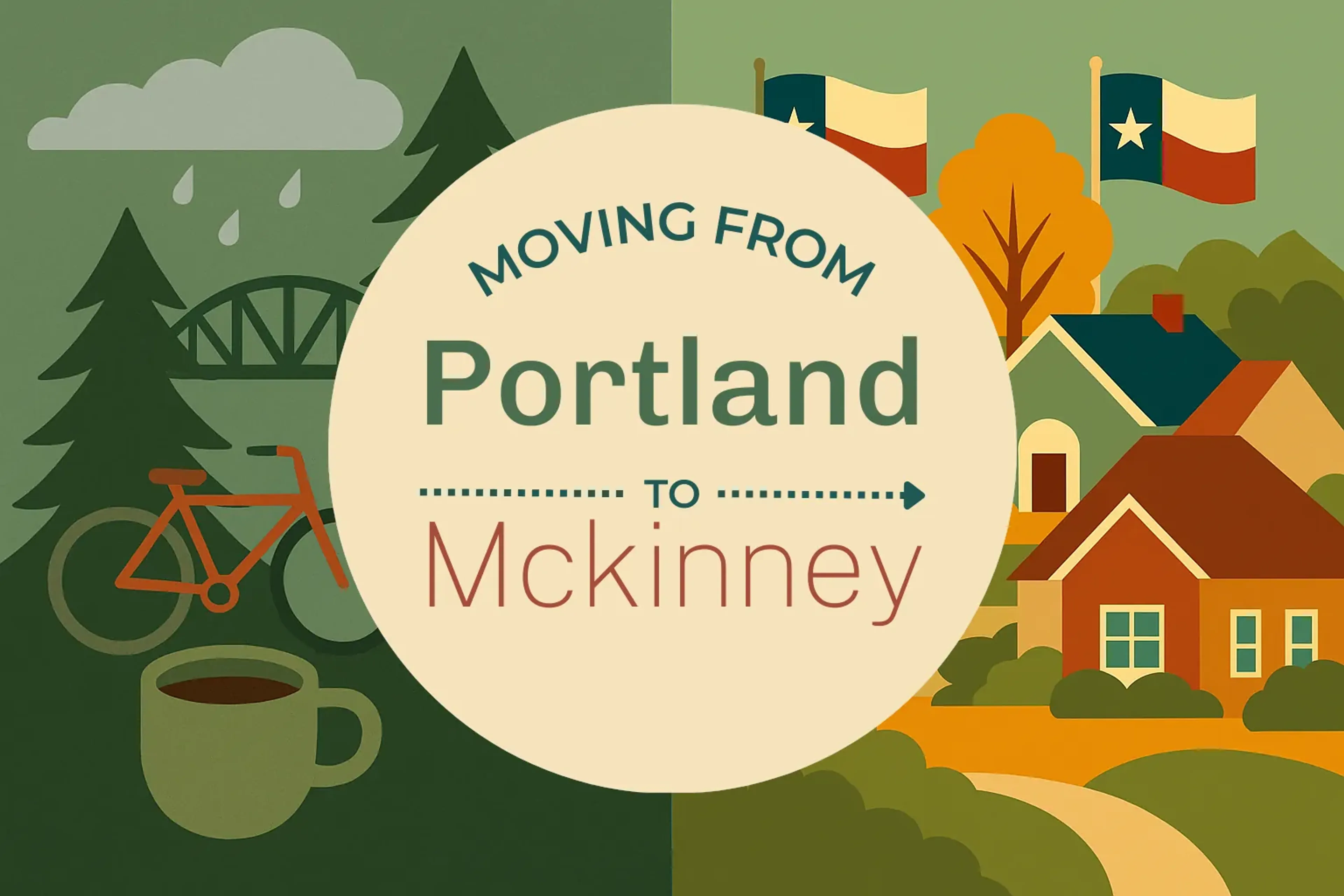 Side-by-side comparison of Portland to Mckinney moving companies