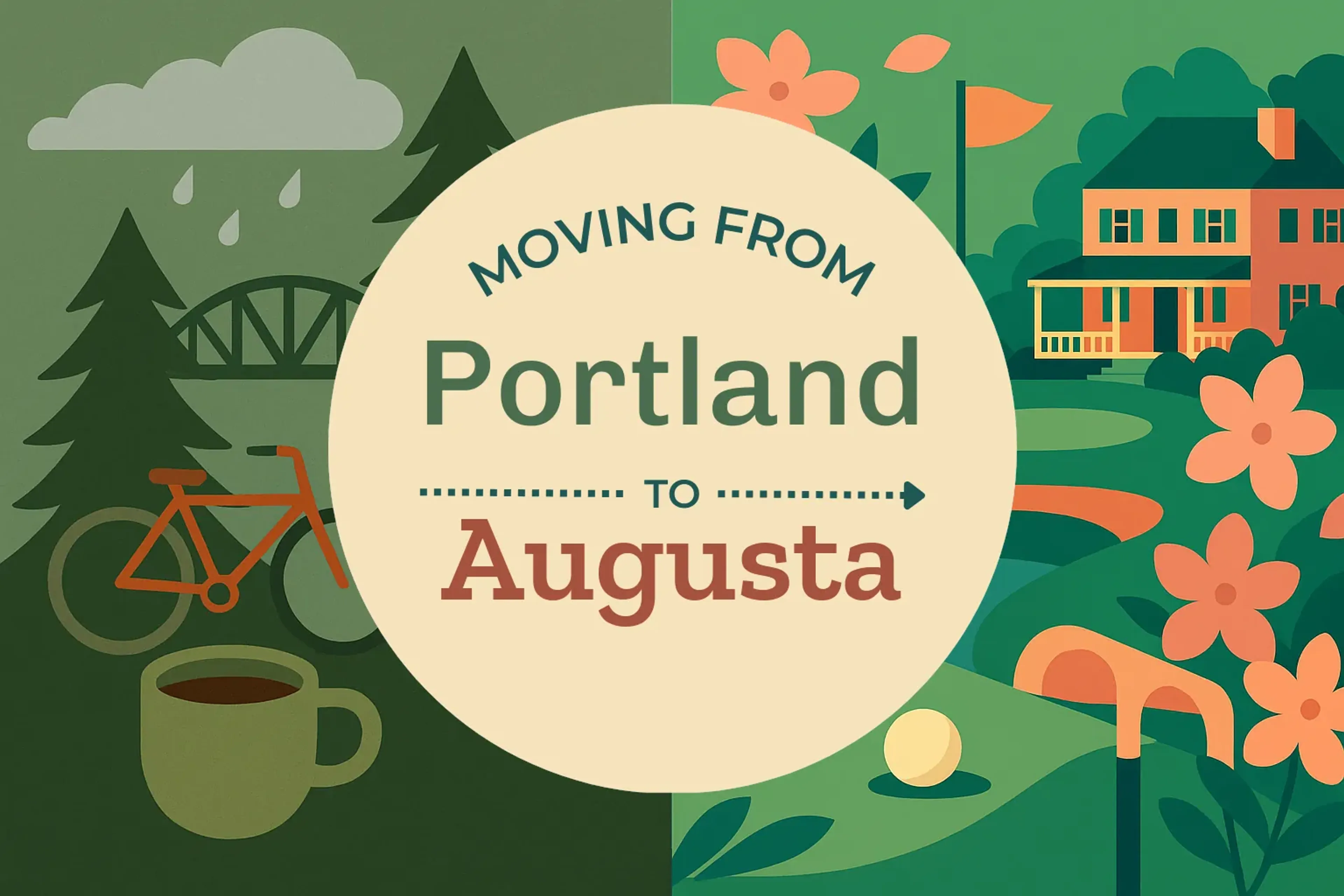 Side-by-side comparison of Portland to Augusta moving companies