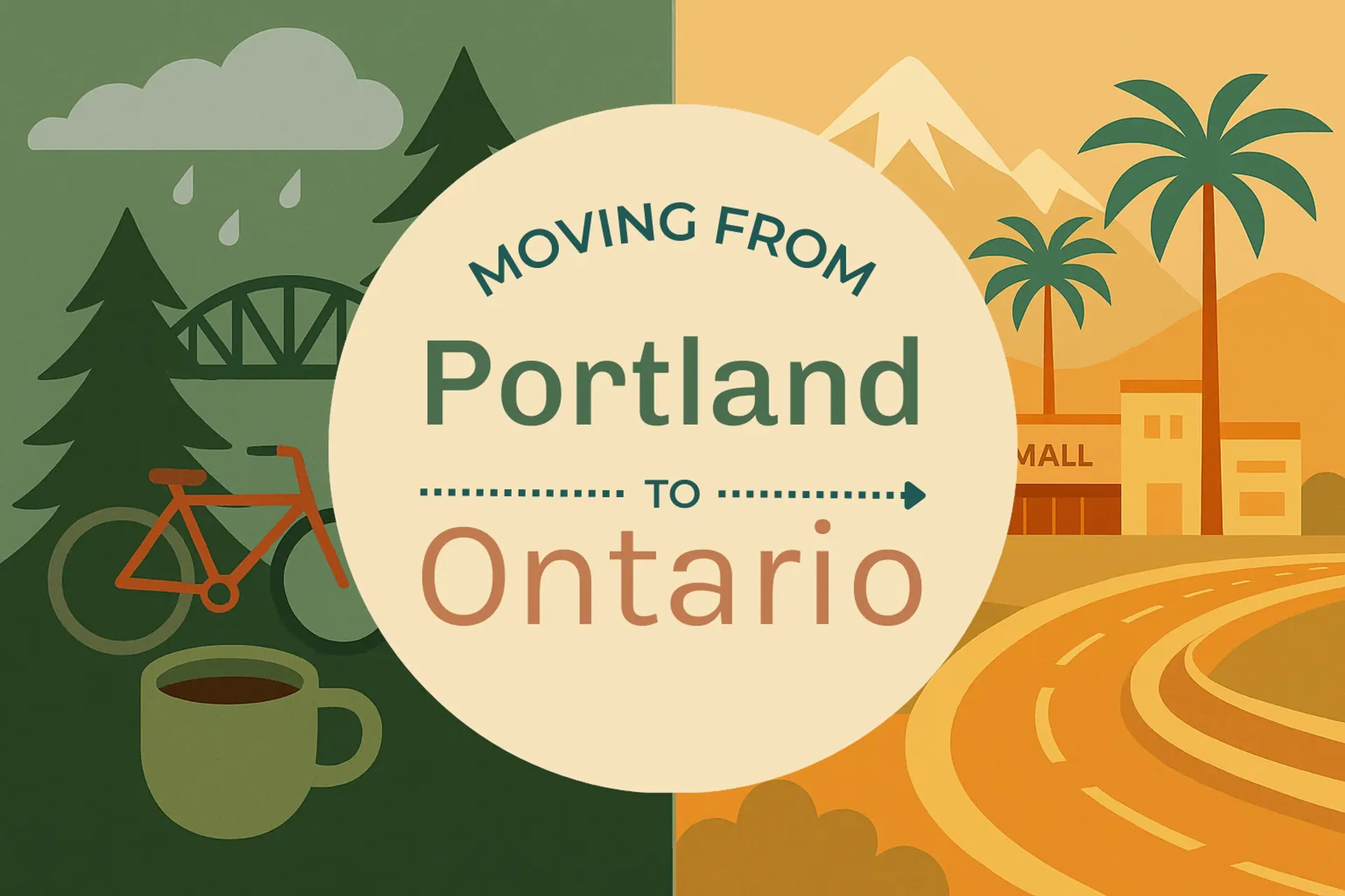 Side-by-side comparison of Portland to Ontario moving companies