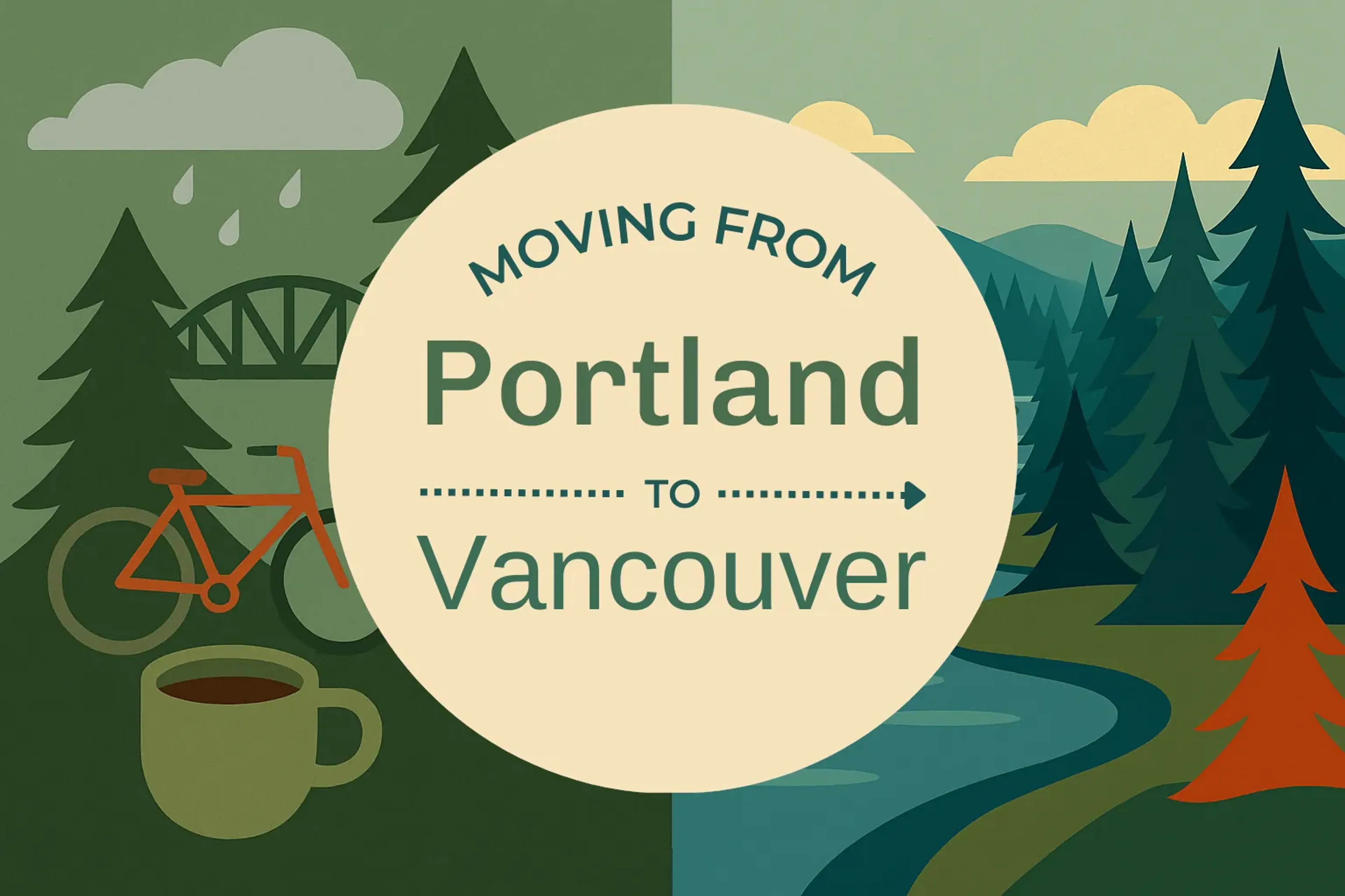 Side-by-side comparison of Portland to Vancouver moving companies