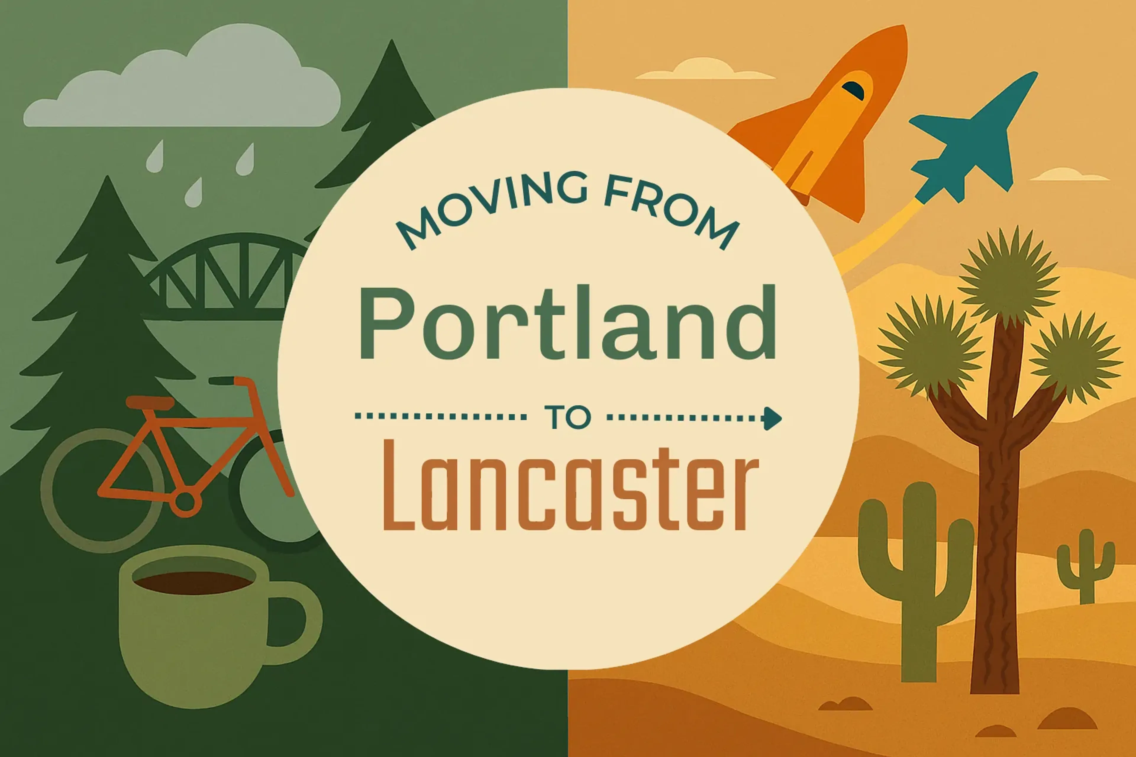 Side-by-side comparison of Portland to Lancaster moving companies