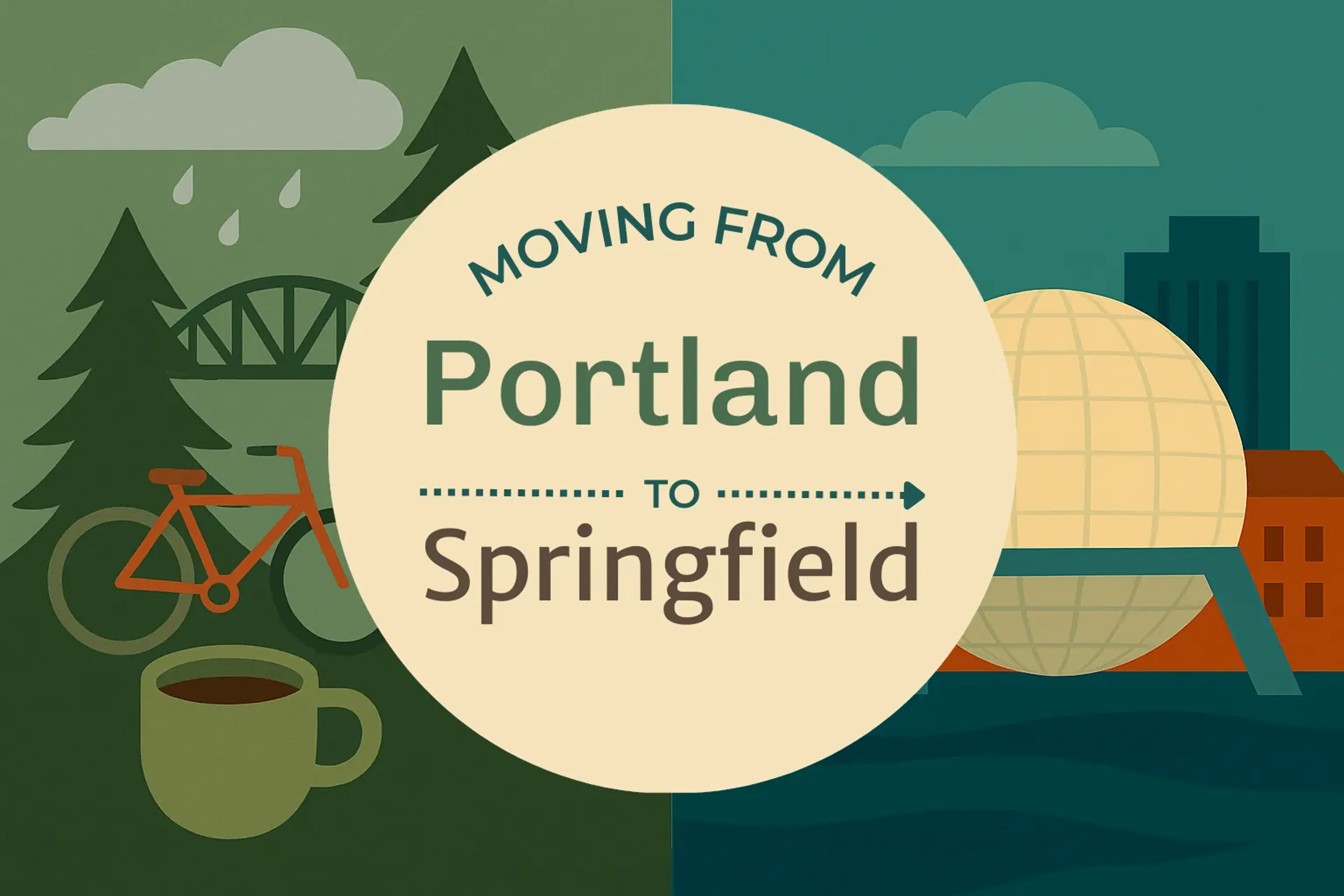 Side-by-side comparison of Portland to Springfield moving companies