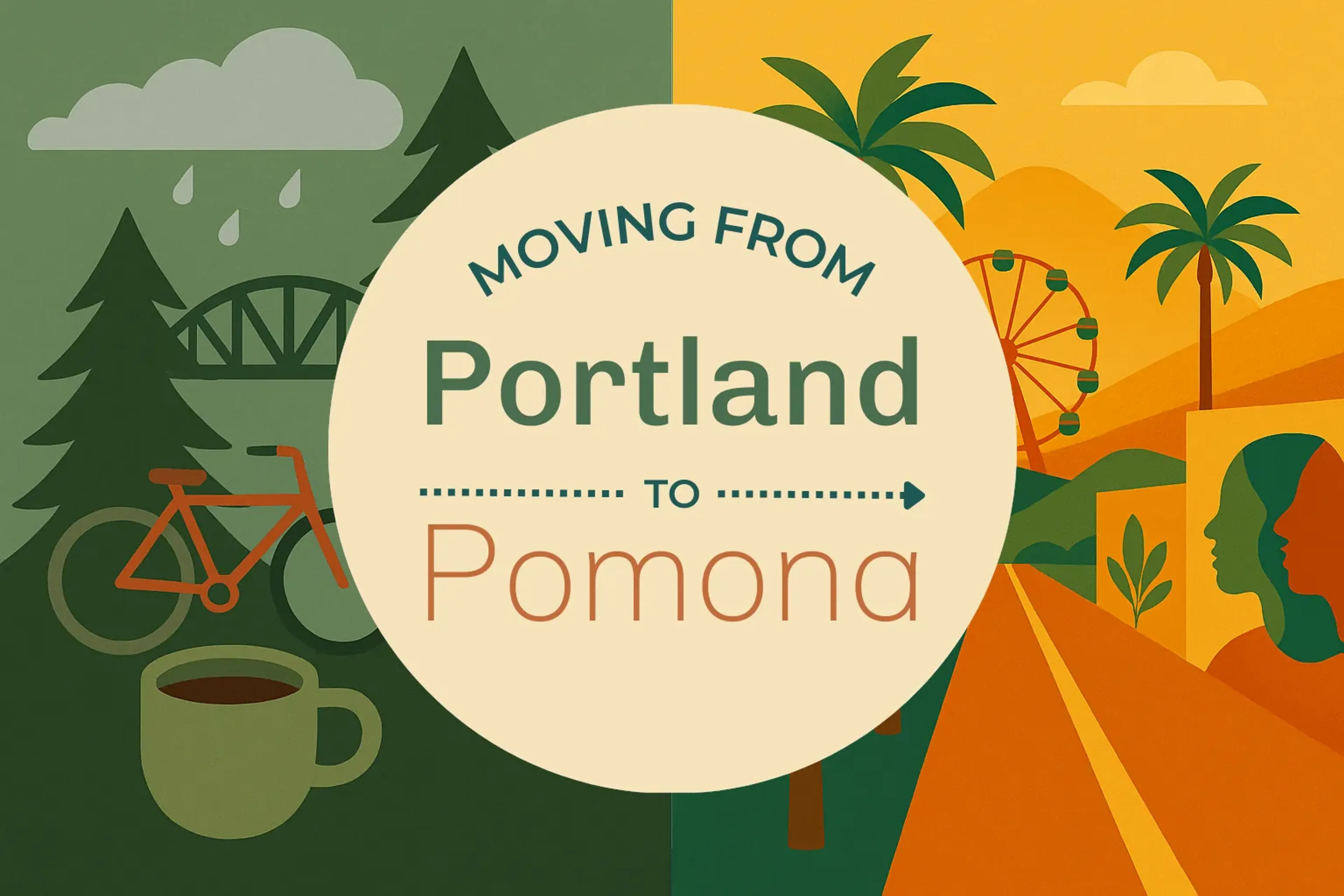 Side-by-side comparison of Portland to Pomona moving companies