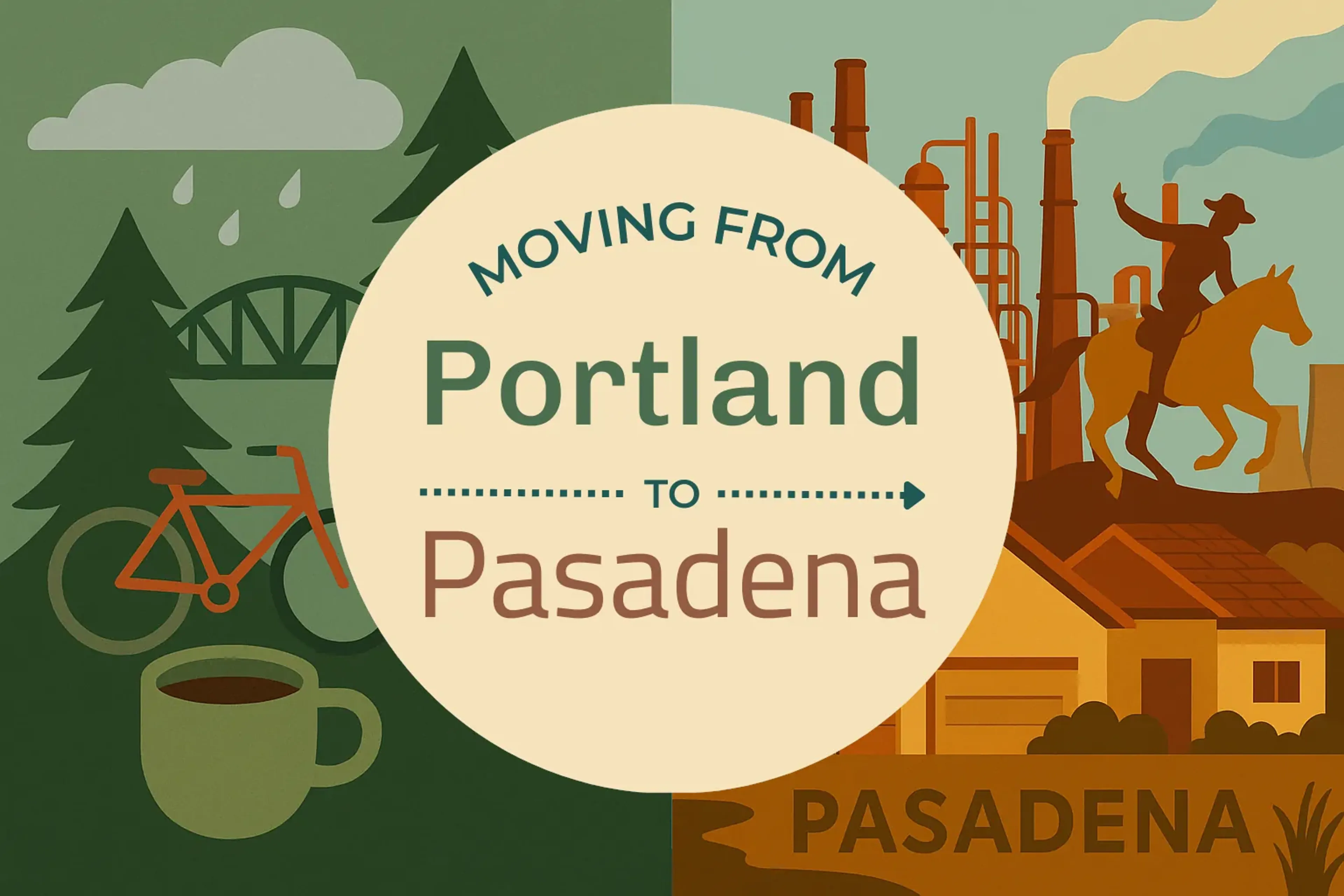 Side-by-side comparison of Portland to Pasadena moving companies