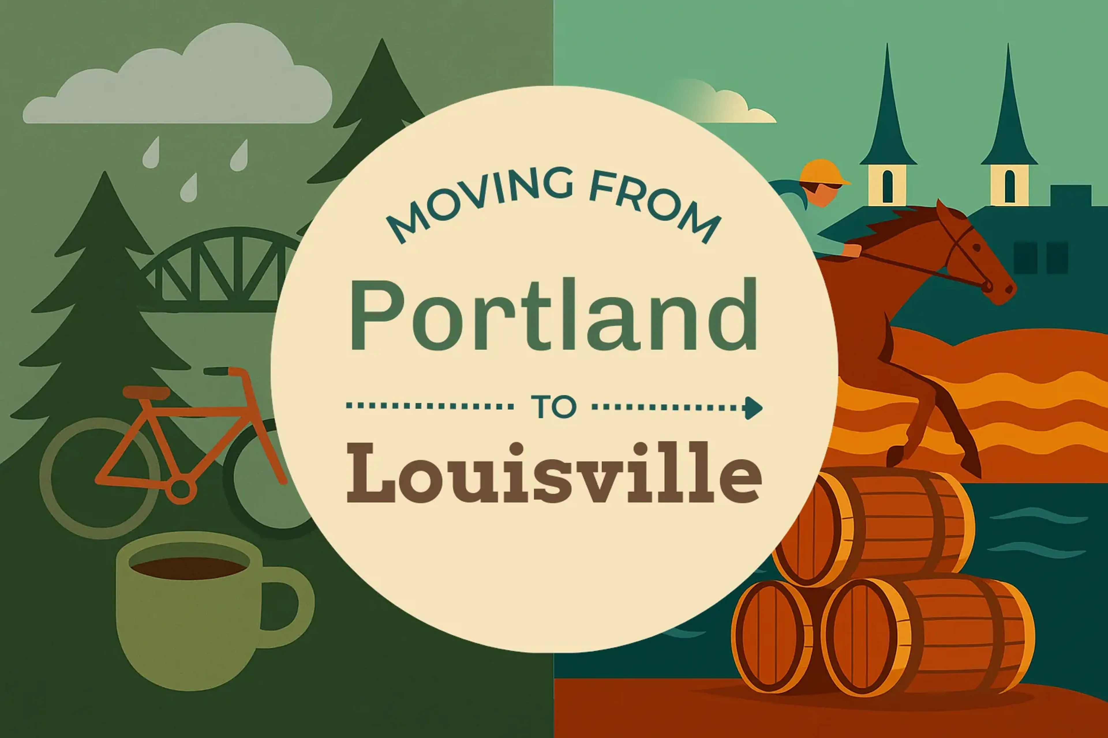 Side-by-side comparison of Portland to Louisville moving companies