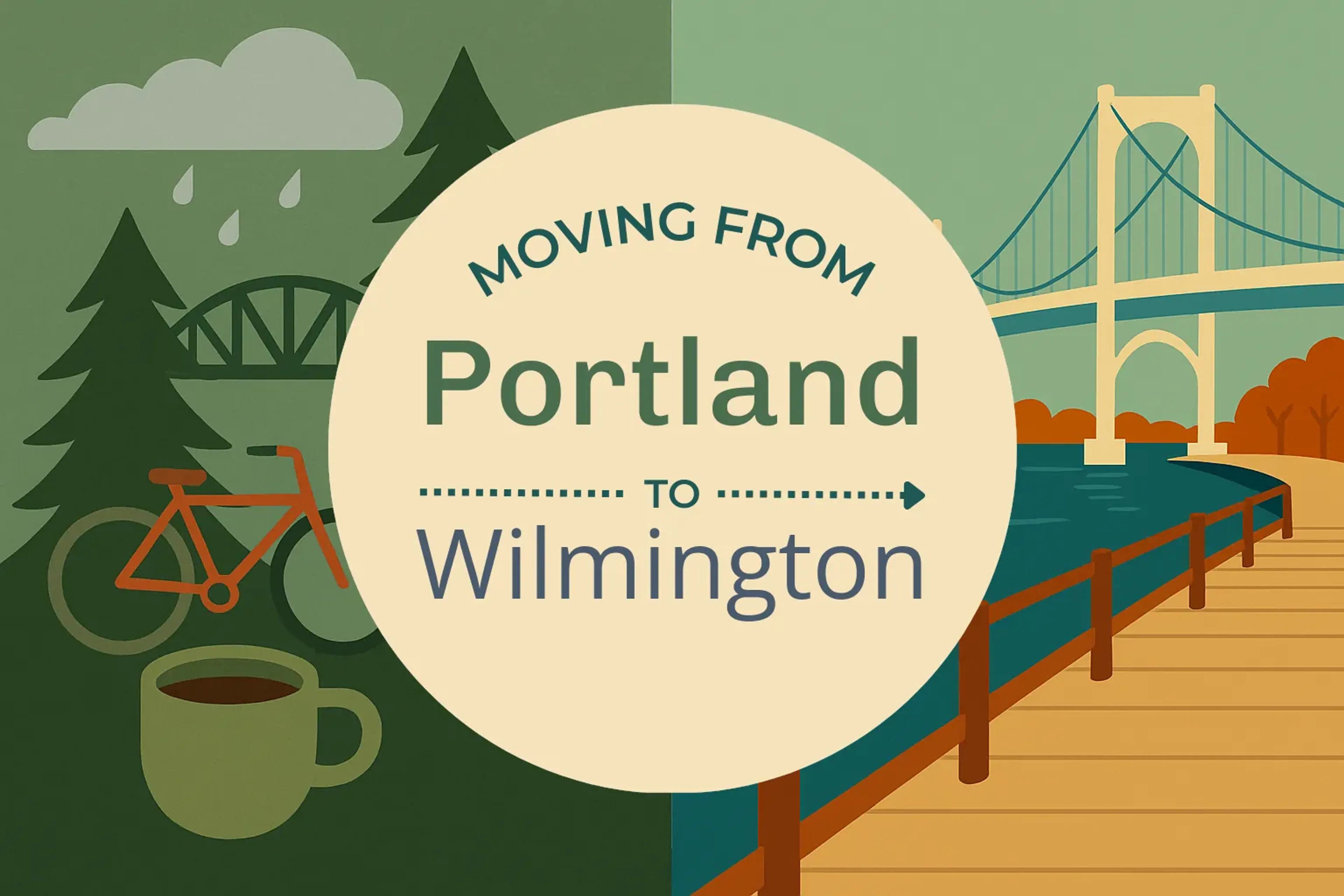 Side-by-side comparison of Portland to Wilmington moving companies