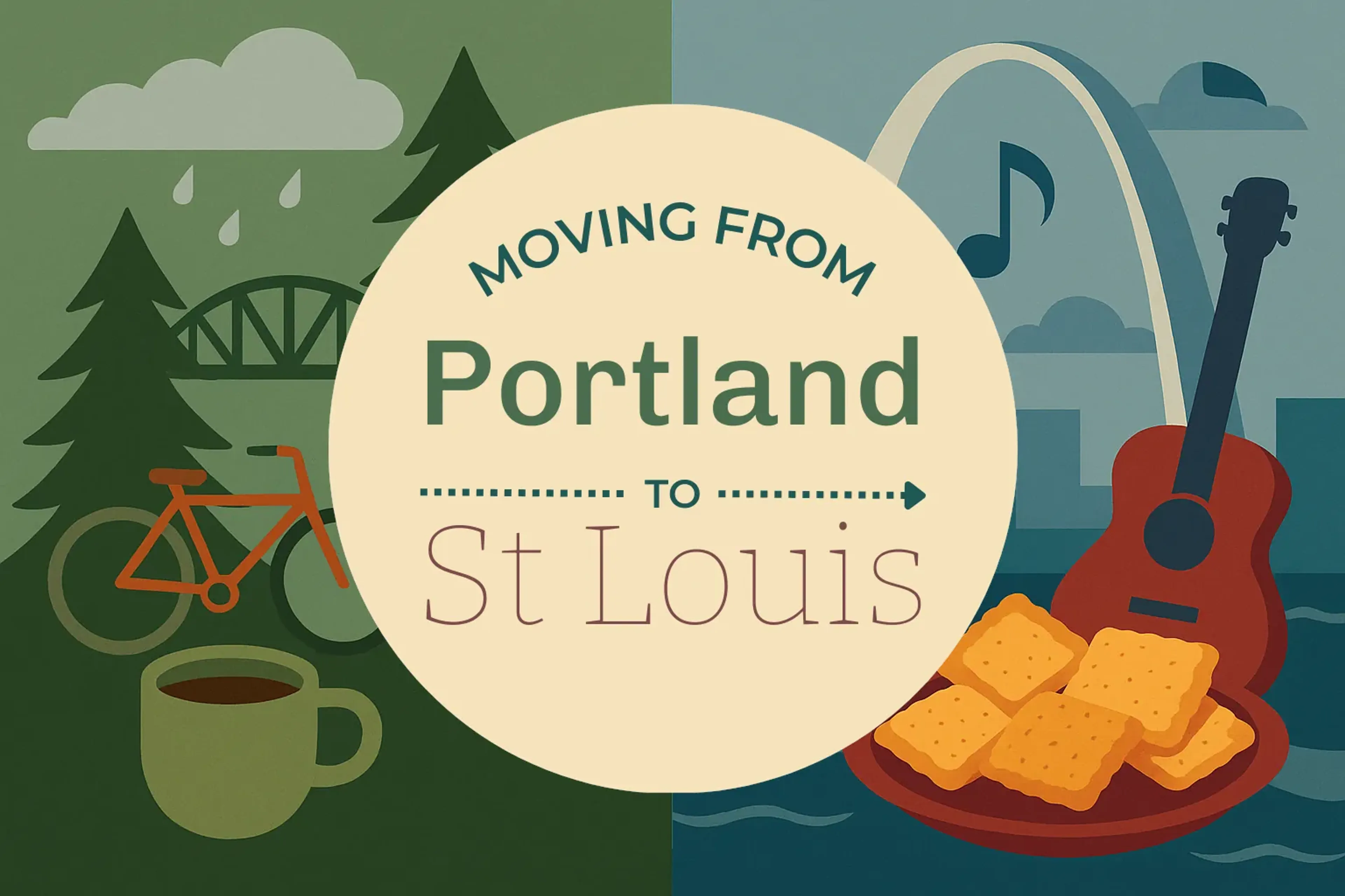 Side-by-side comparison of Portland to St. Louis moving companies