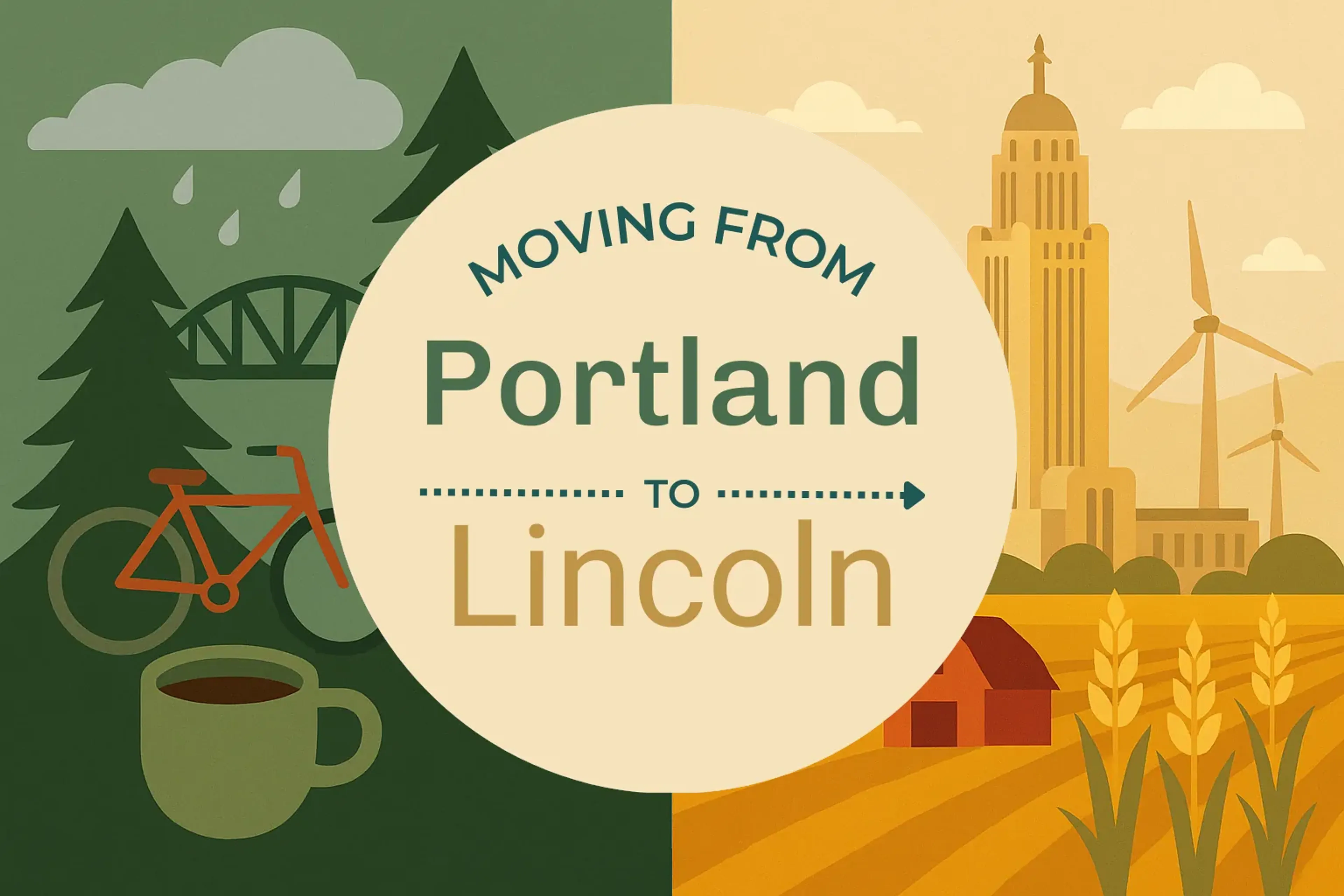 Side-by-side comparison of Portland to Lincoln moving companies