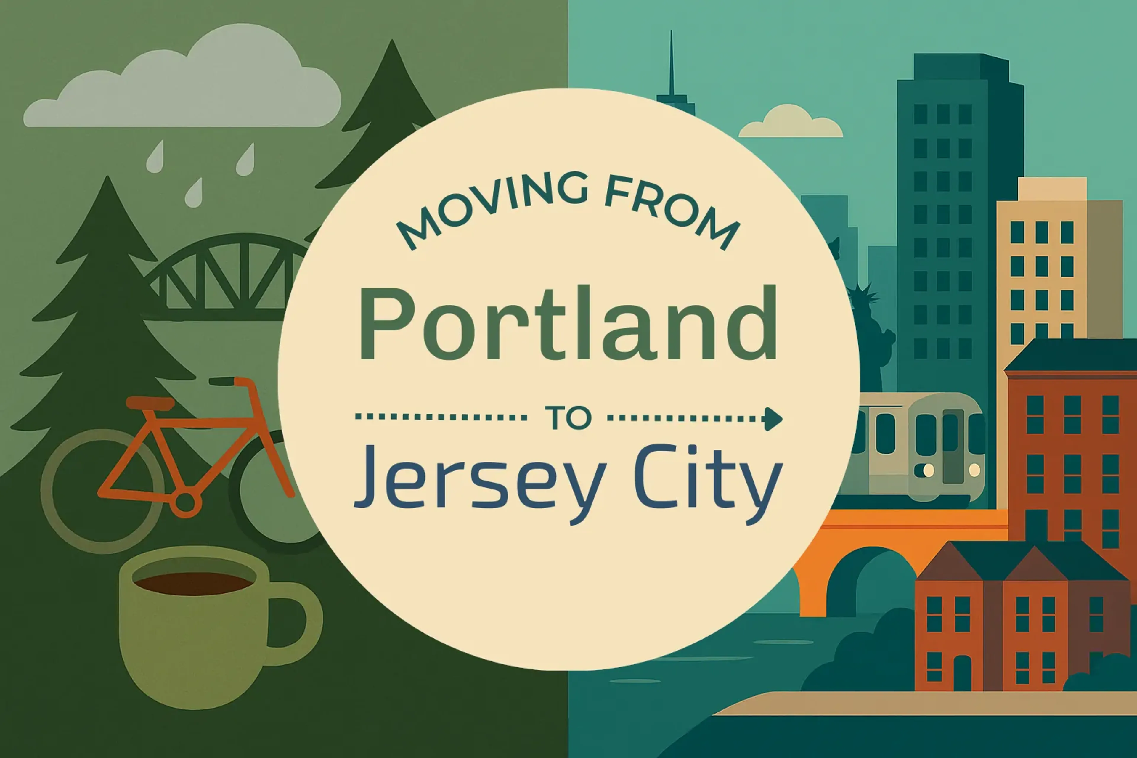 Side-by-side comparison of Portland to Jersey City moving companies