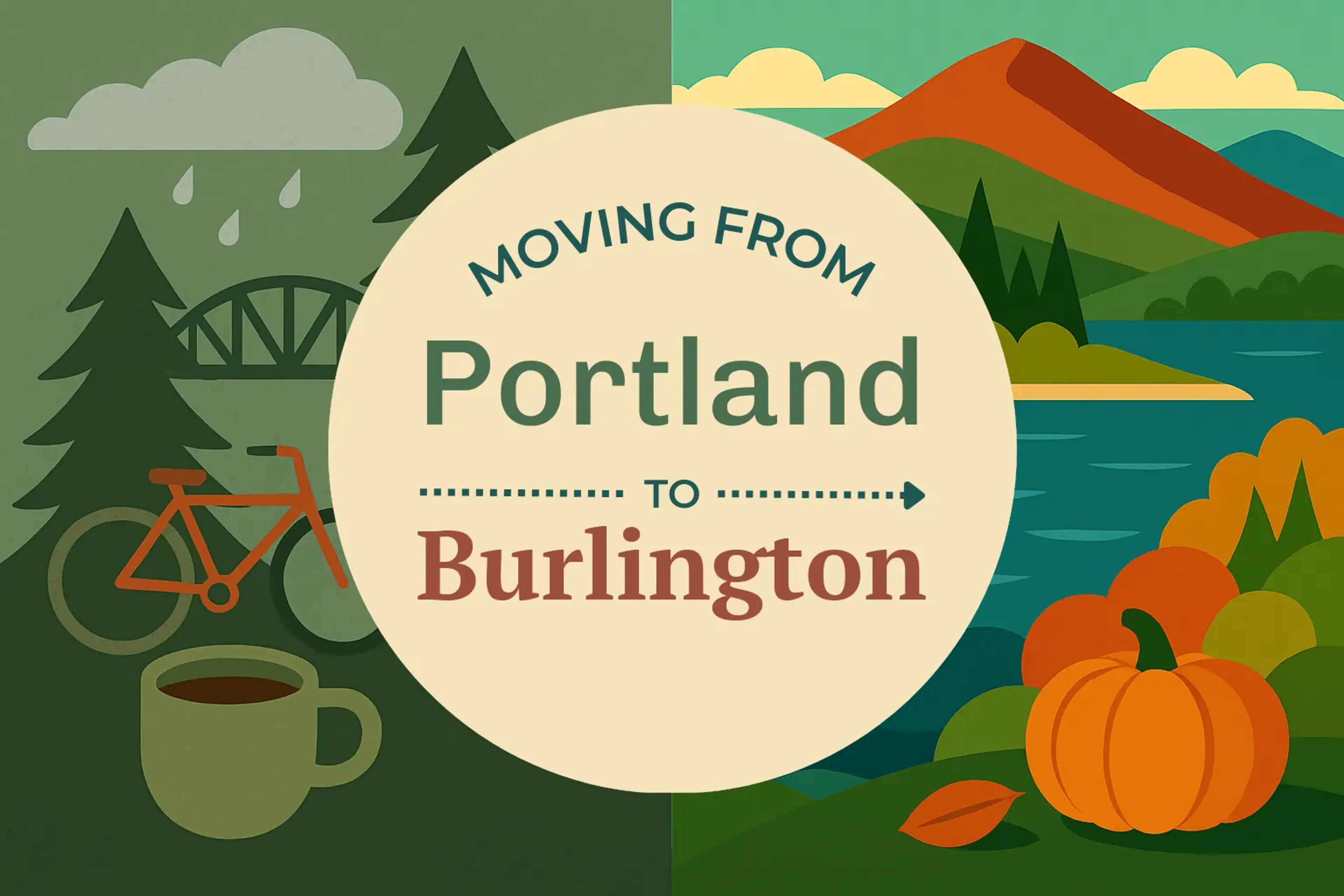 Side-by-side comparison of Portland to Burlington moving companies