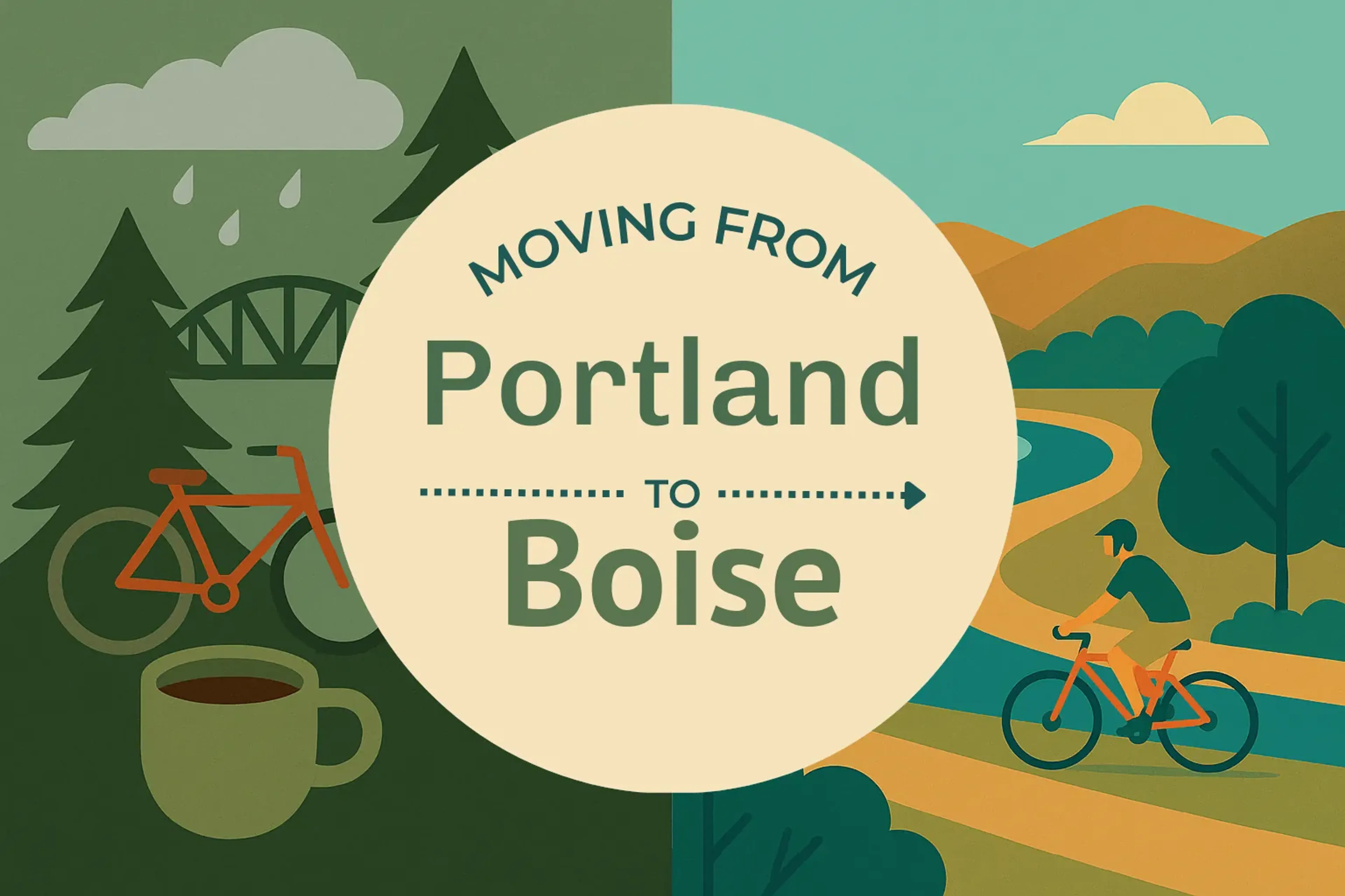 Side-by-side comparison of Portland to Boise moving companies