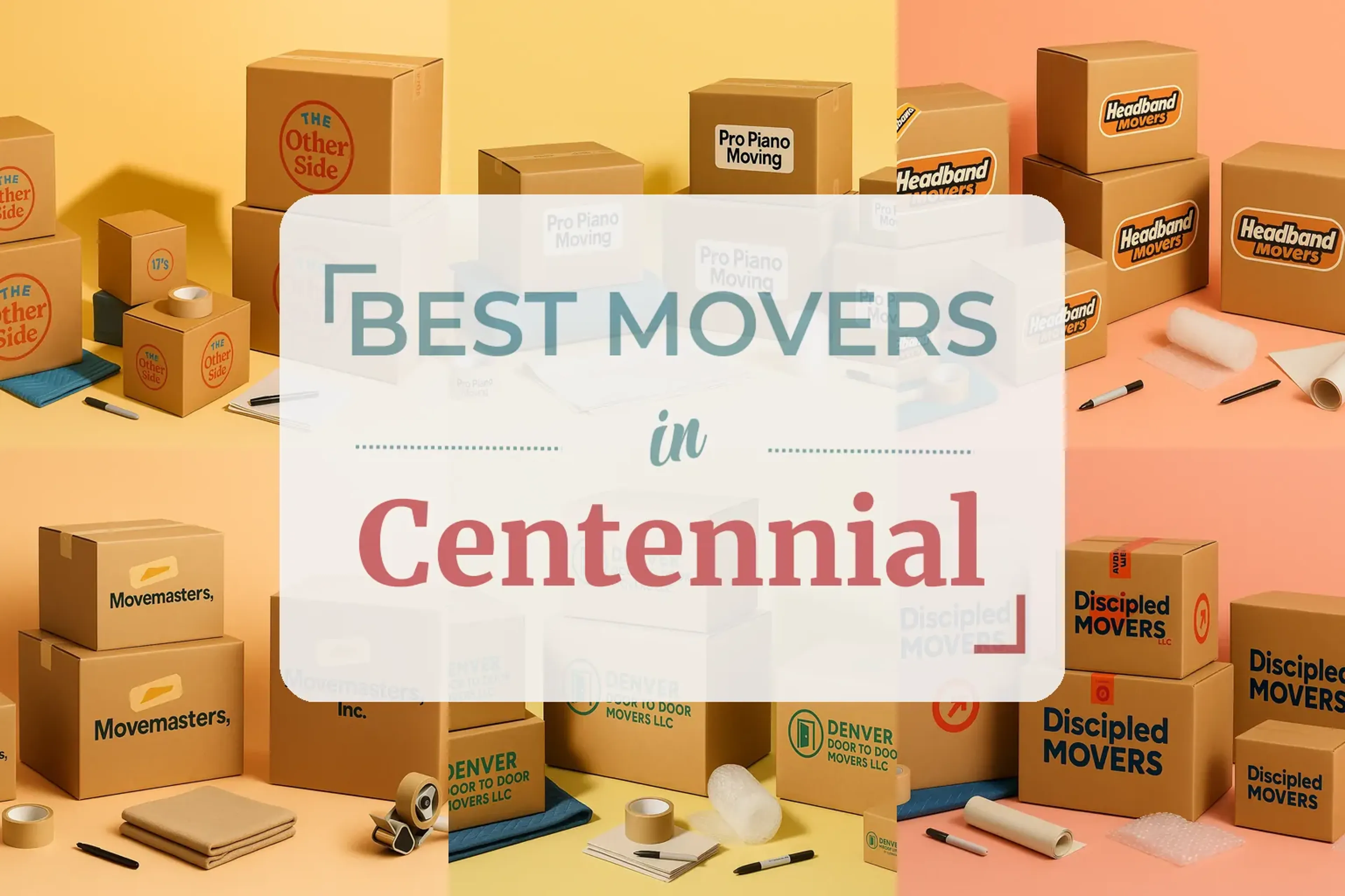 Side-by-side comparison of Centennial moving companies
