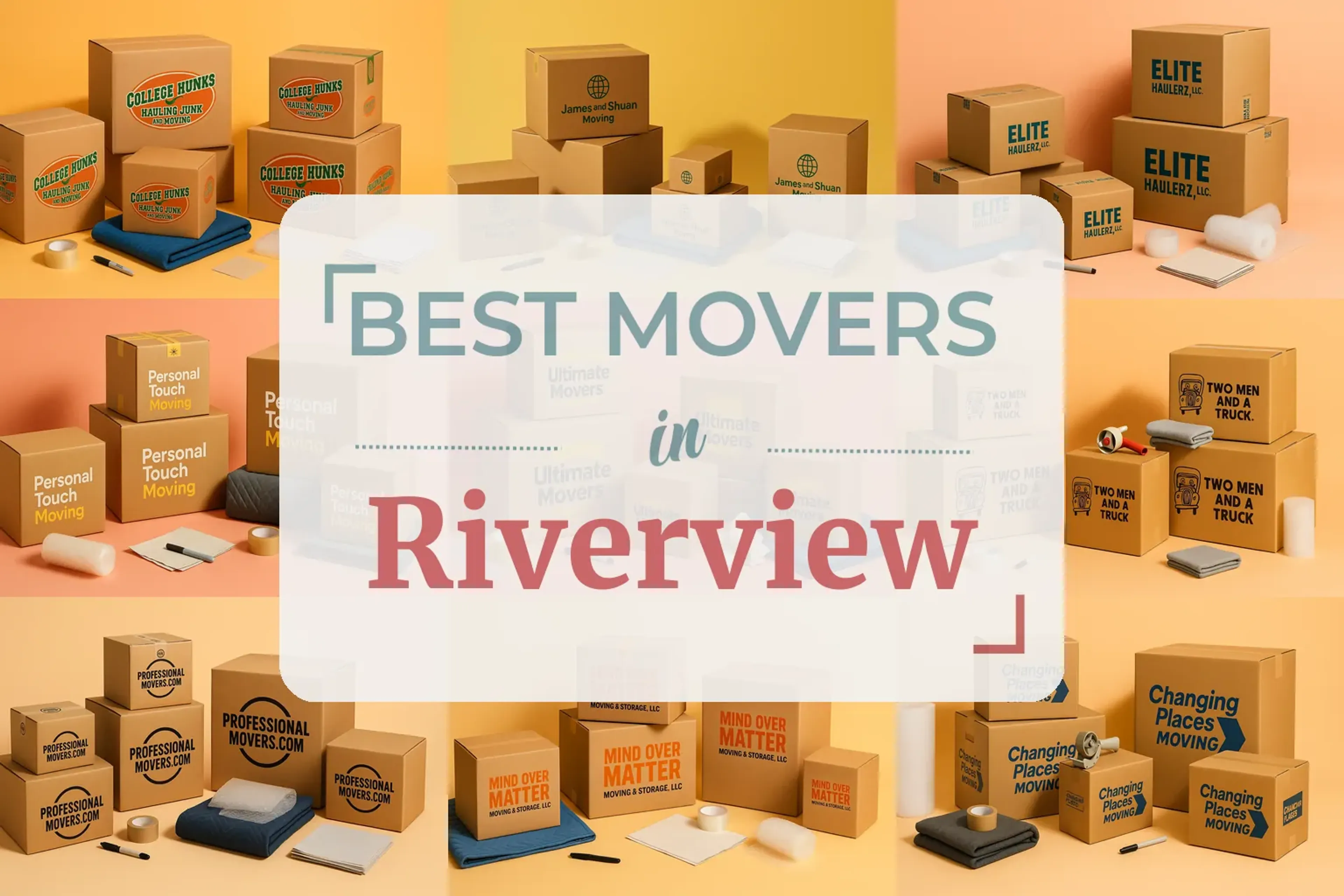Side-by-side comparison of Riverview moving companies