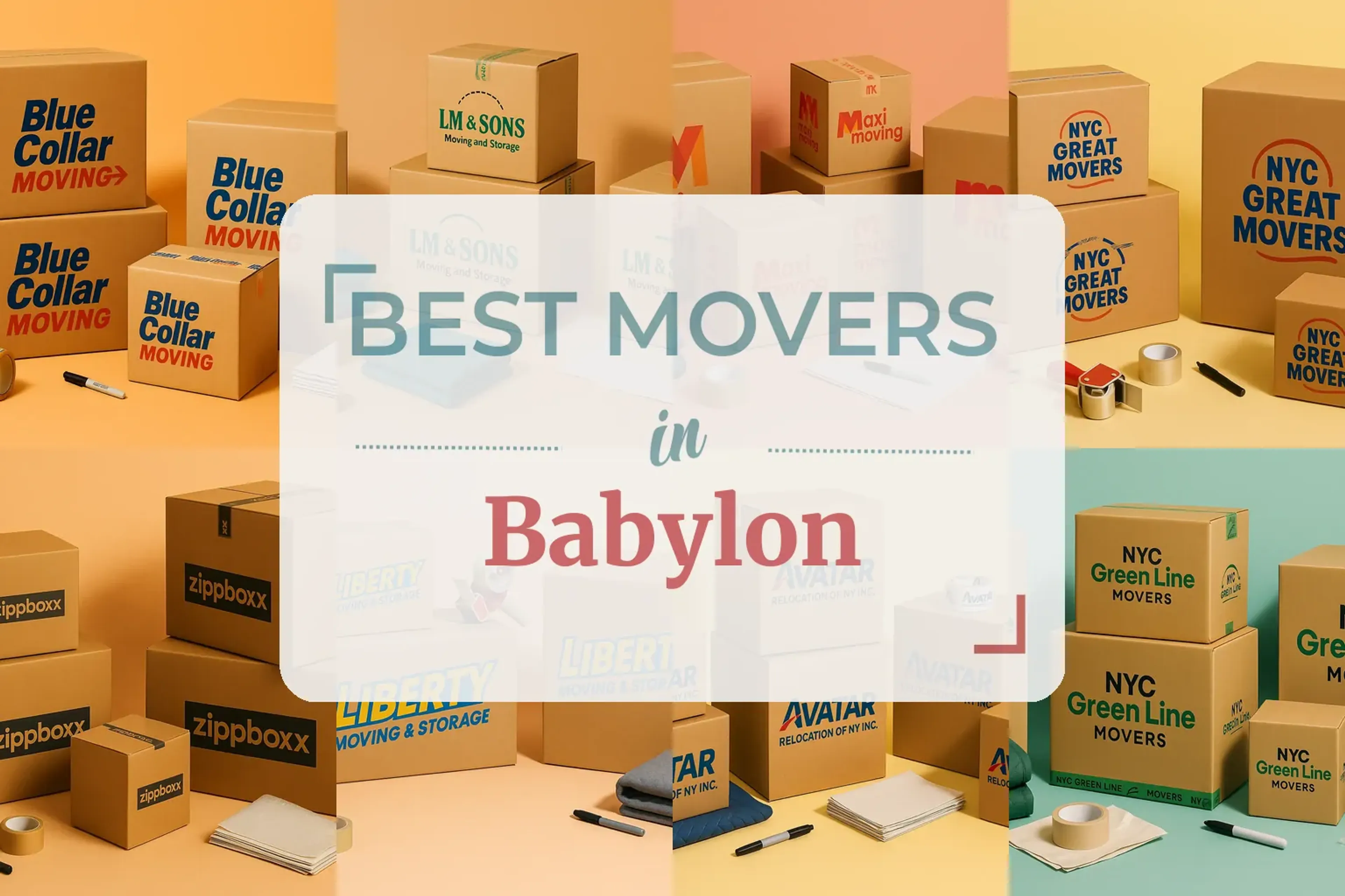 Side-by-side comparison of Babylon moving companies