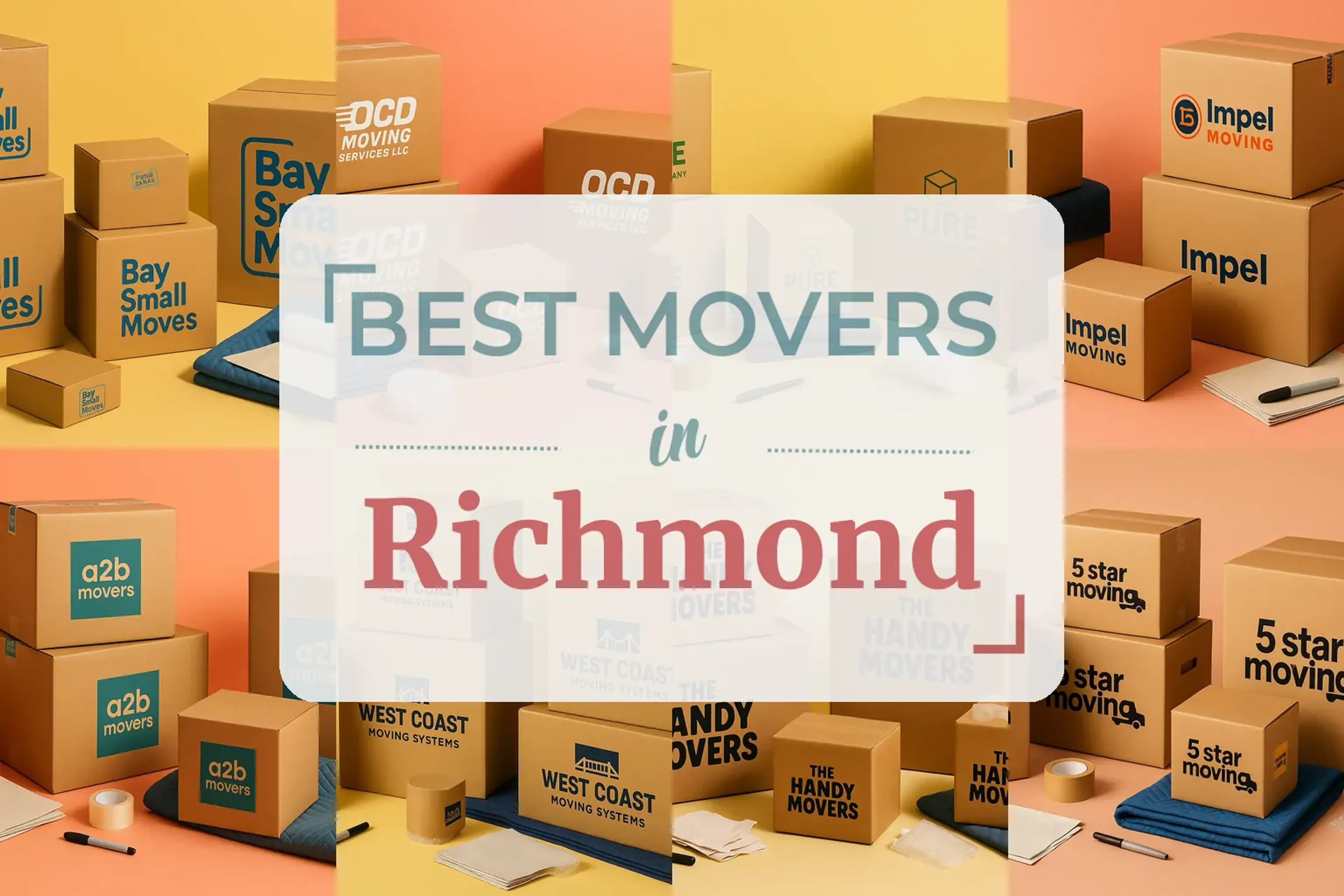 Side-by-side comparison of Richmond moving companies
