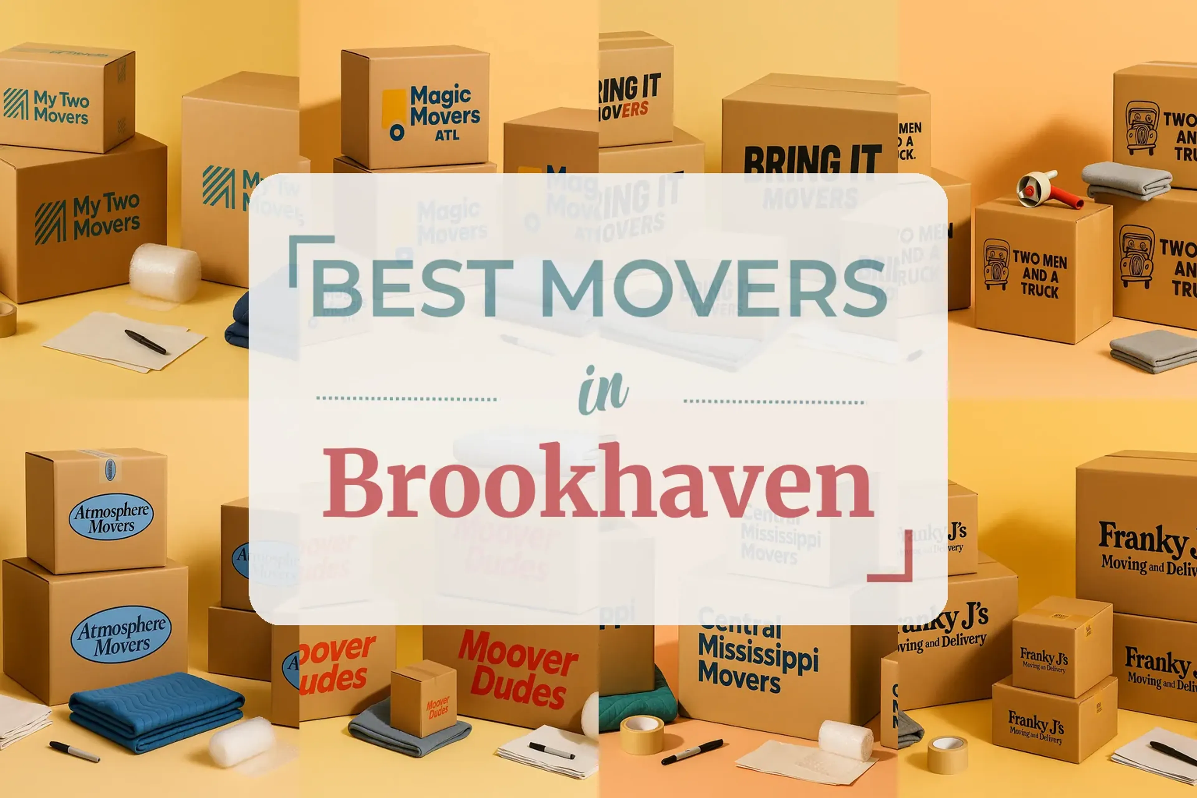 Side-by-side comparison of Brookhaven moving companies