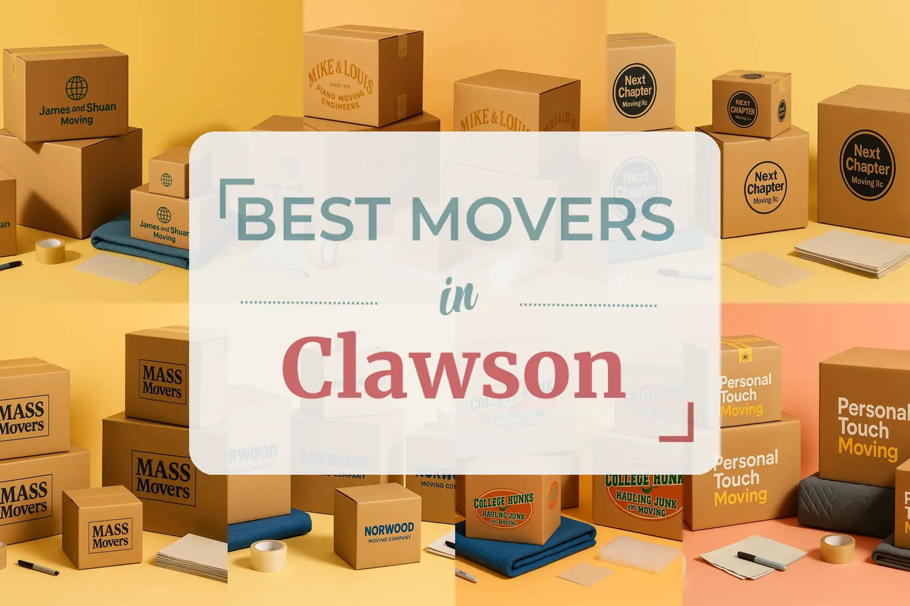 Side-by-side comparison of Clawson moving companies