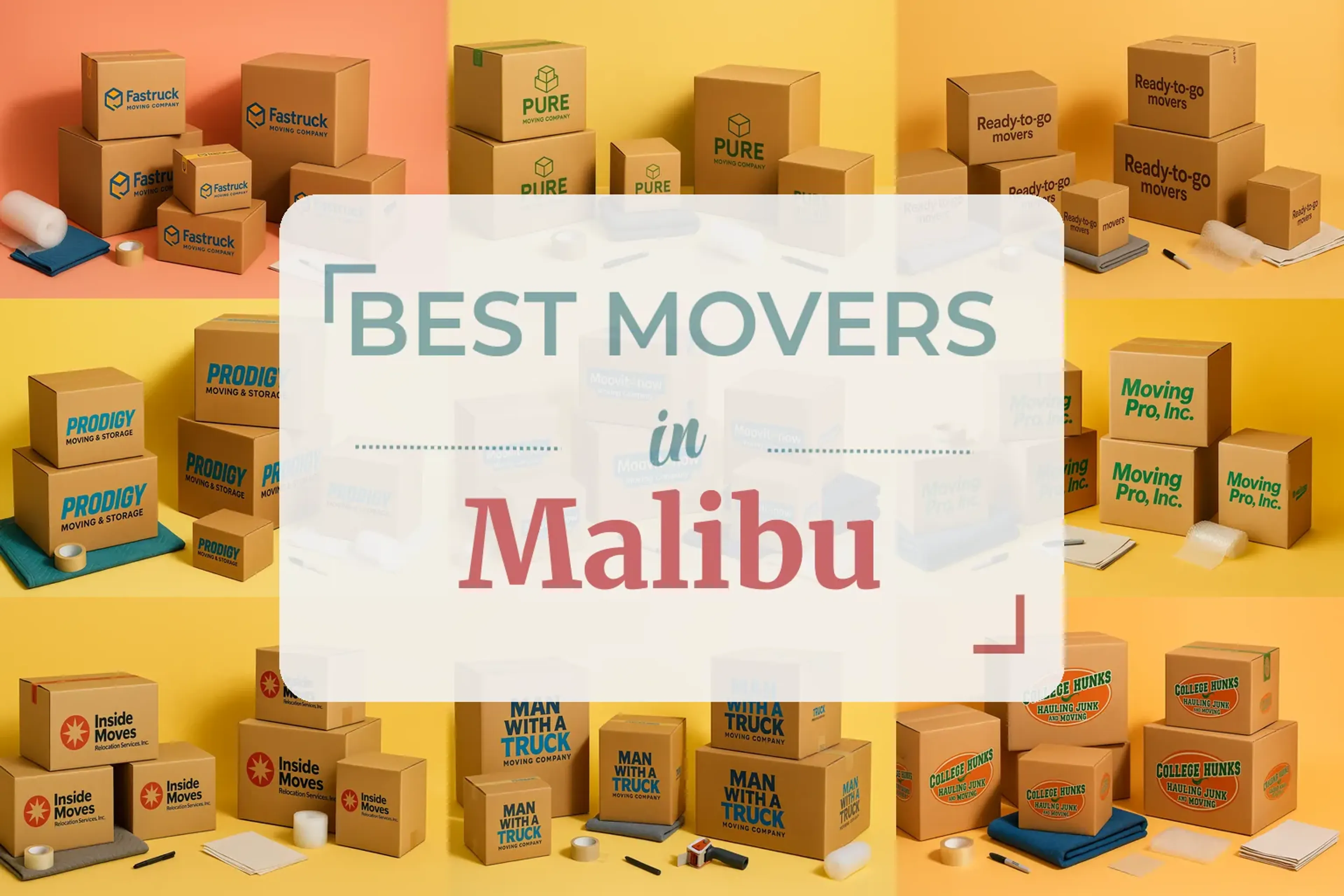 Side-by-side comparison of Malibu moving companies